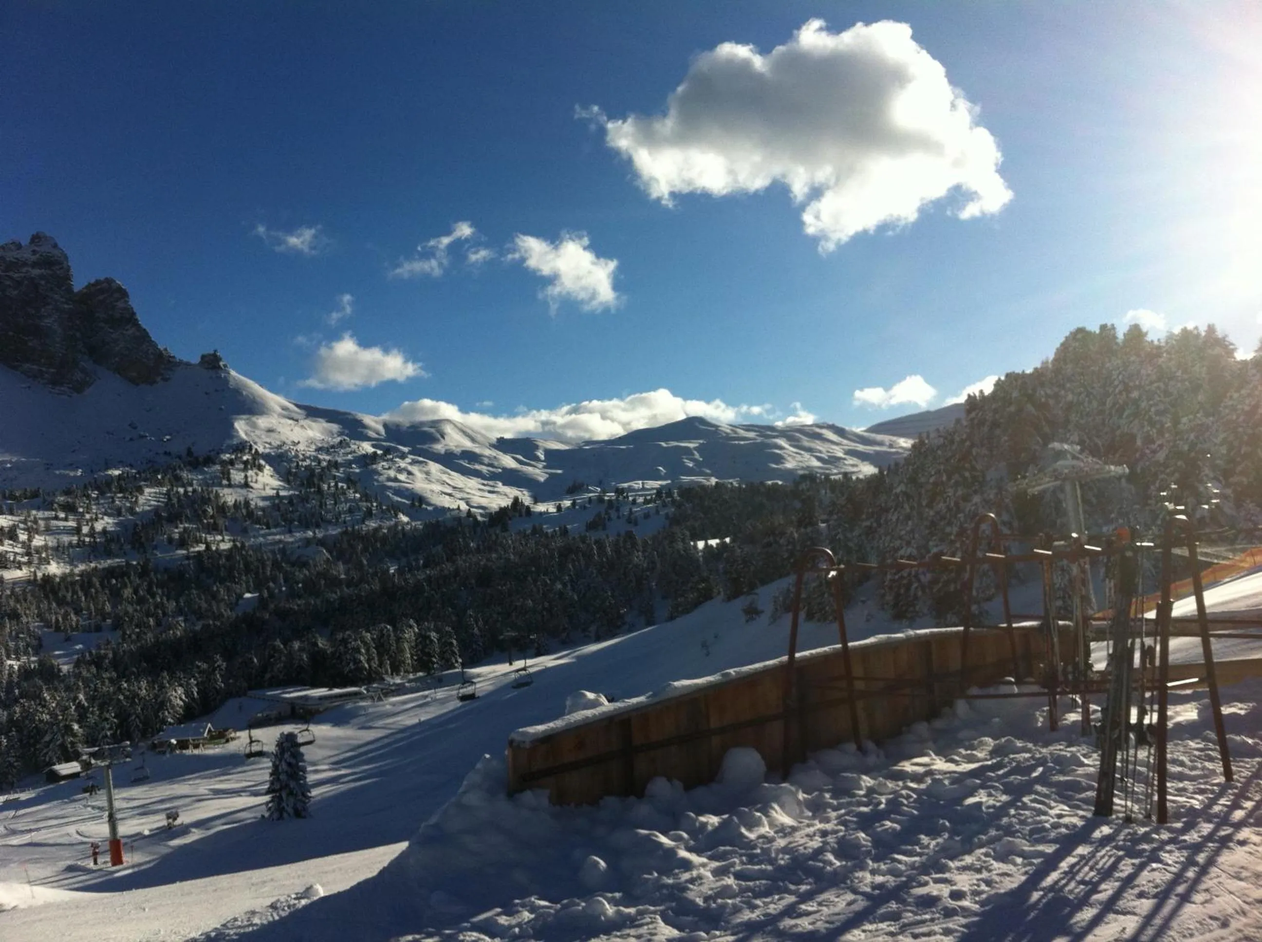 Natural landscape in Garni la Bercia