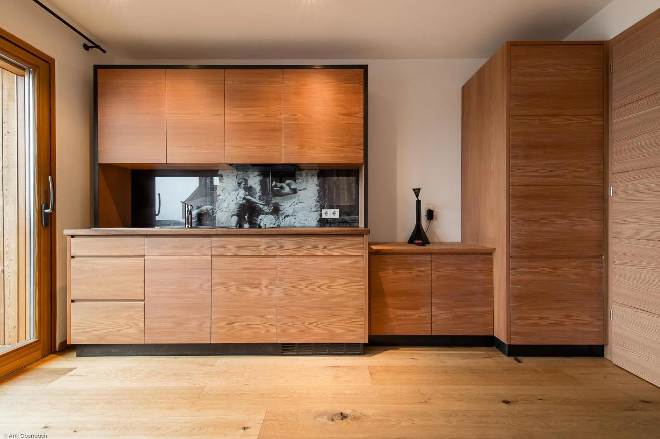 Kitchen or kitchenette in Pension Haus Tirol