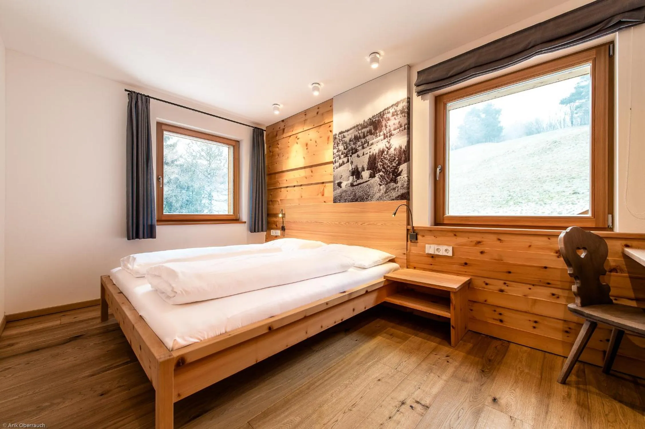 Bed in Pension Haus Tirol