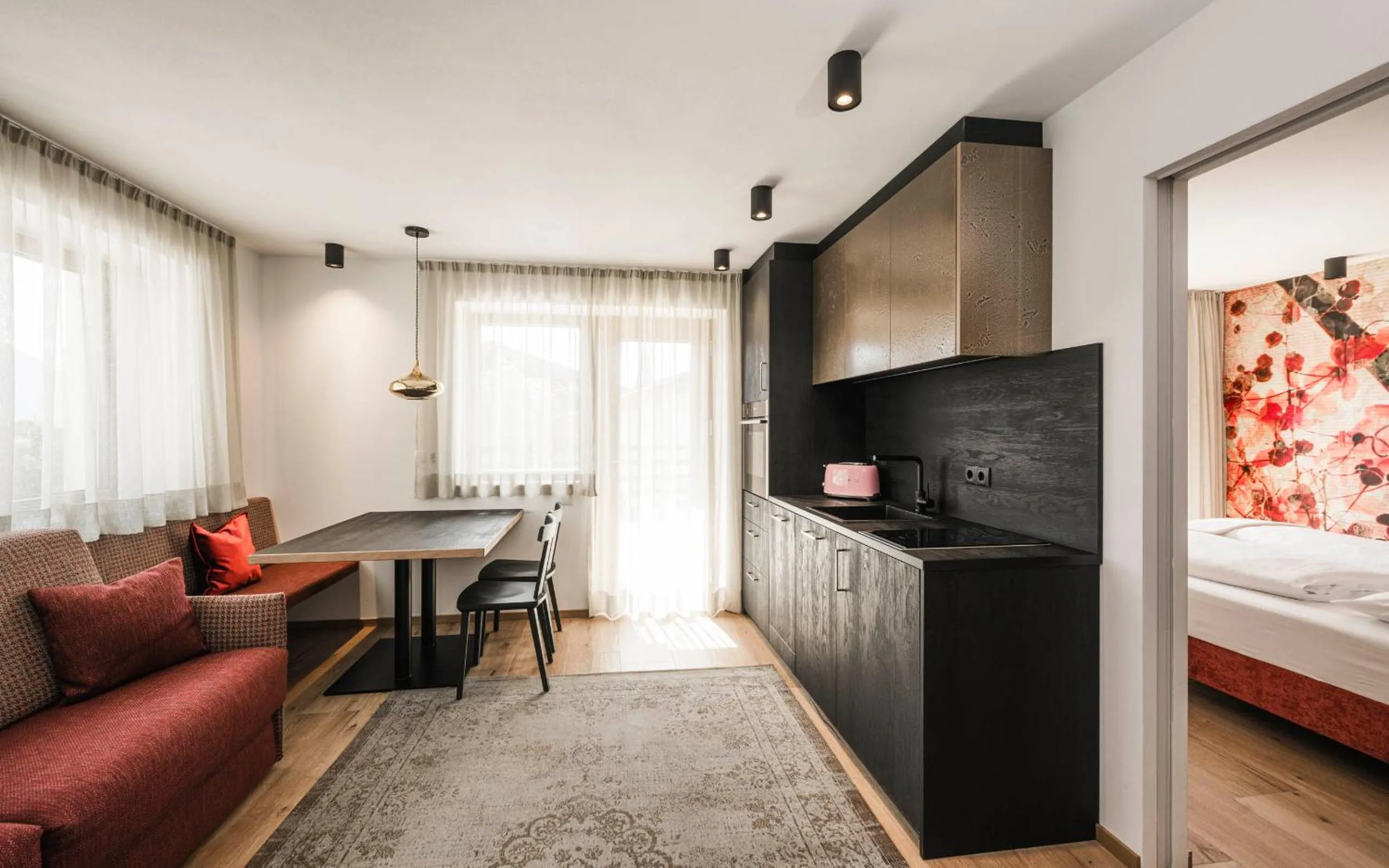 Bed in Pension Haus Tirol