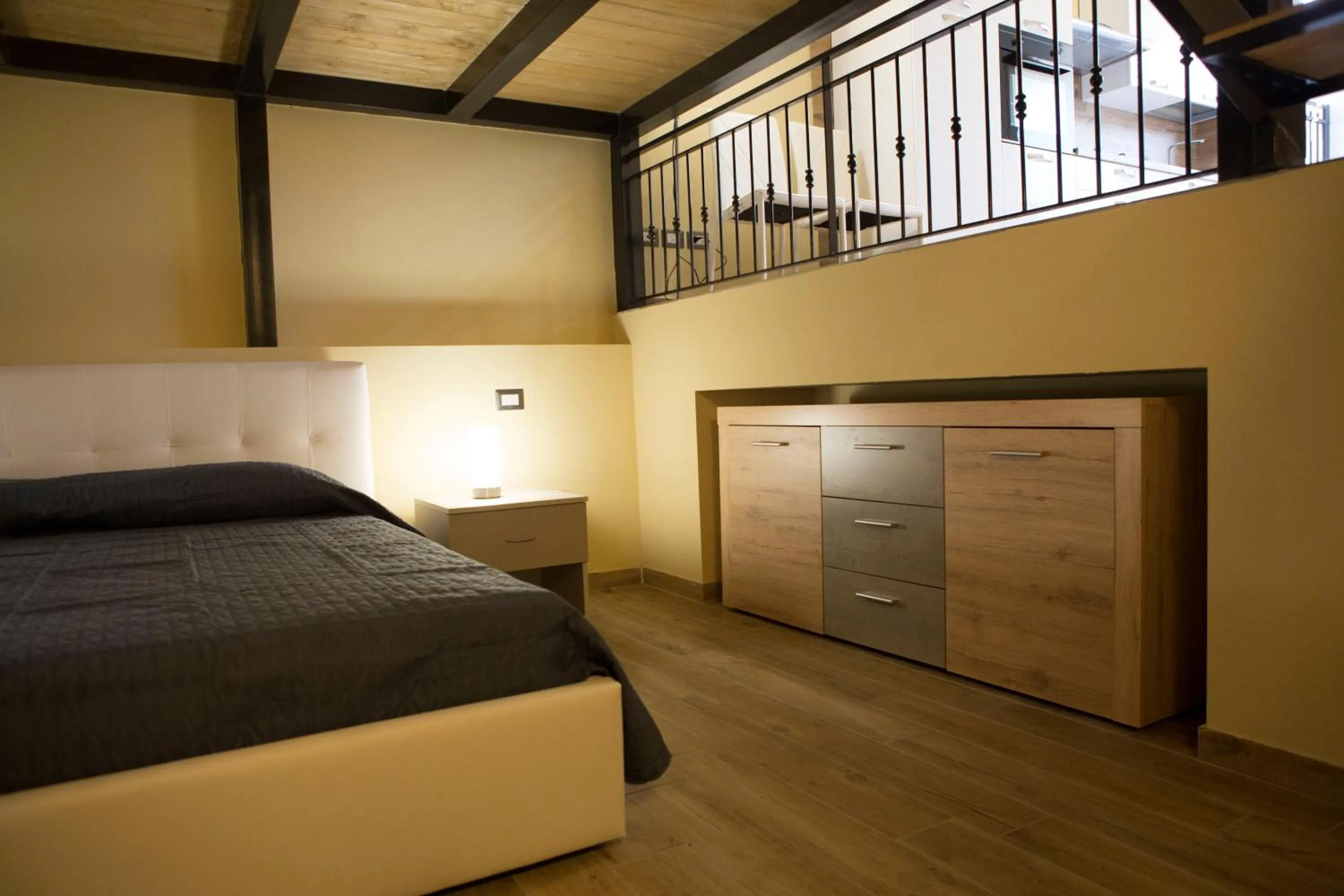 Bed in SUNSET LOFT