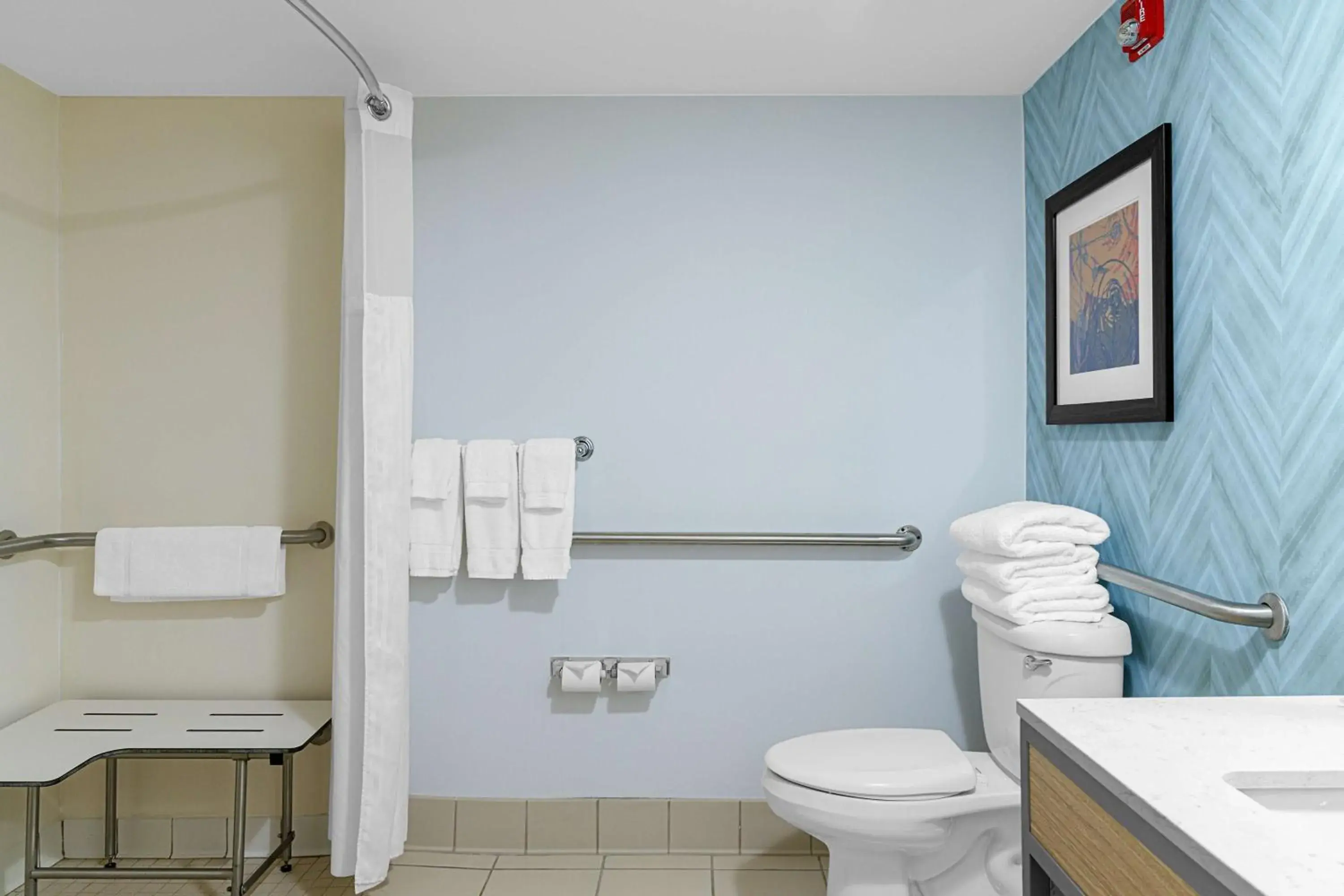 Bathroom in Hilton Garden Inn Fredericksburg Bathroom in Hilton Garden Inn Fredericksburg