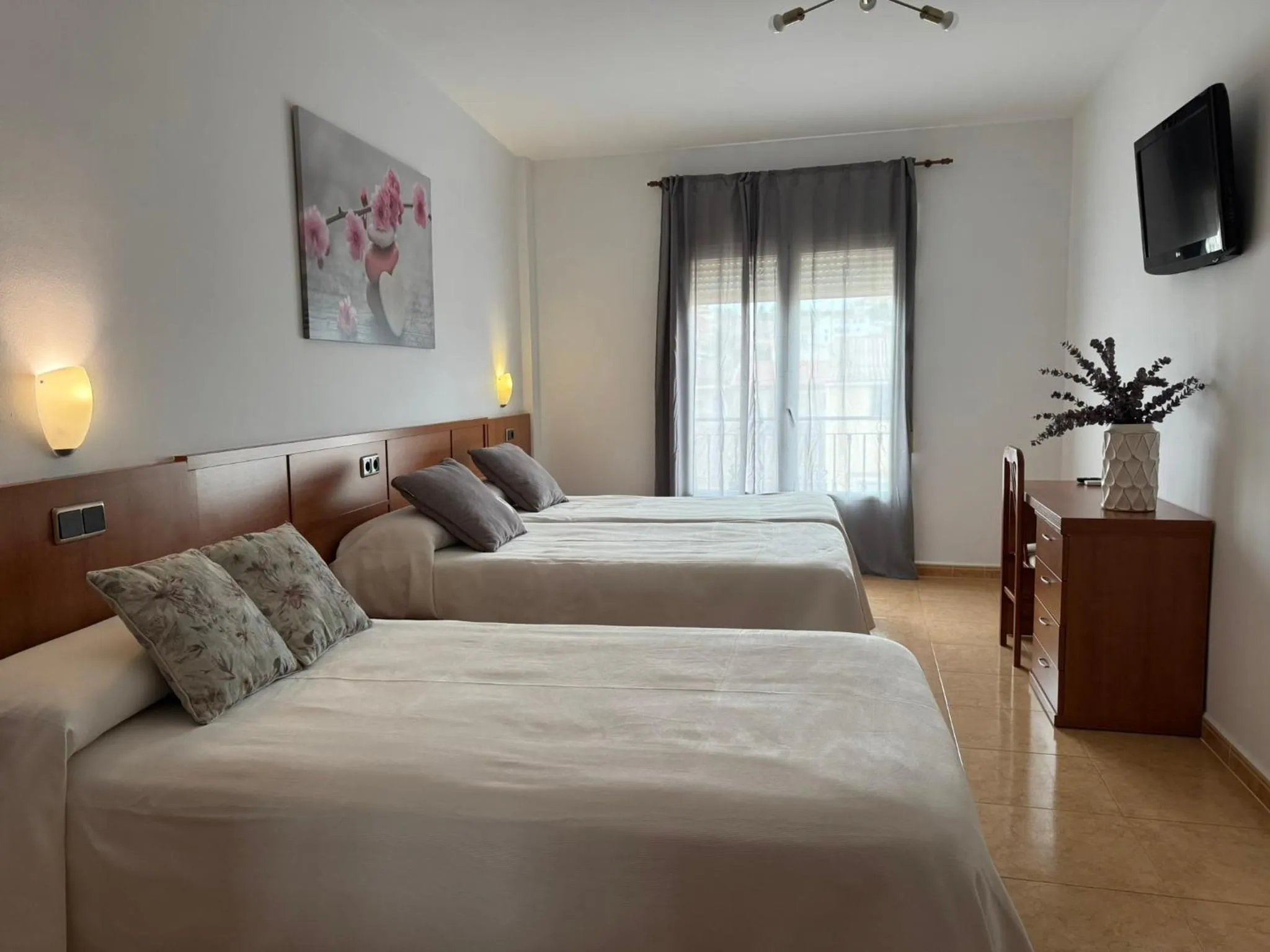 Bed in Hotel Ciudad Pozo Alcón