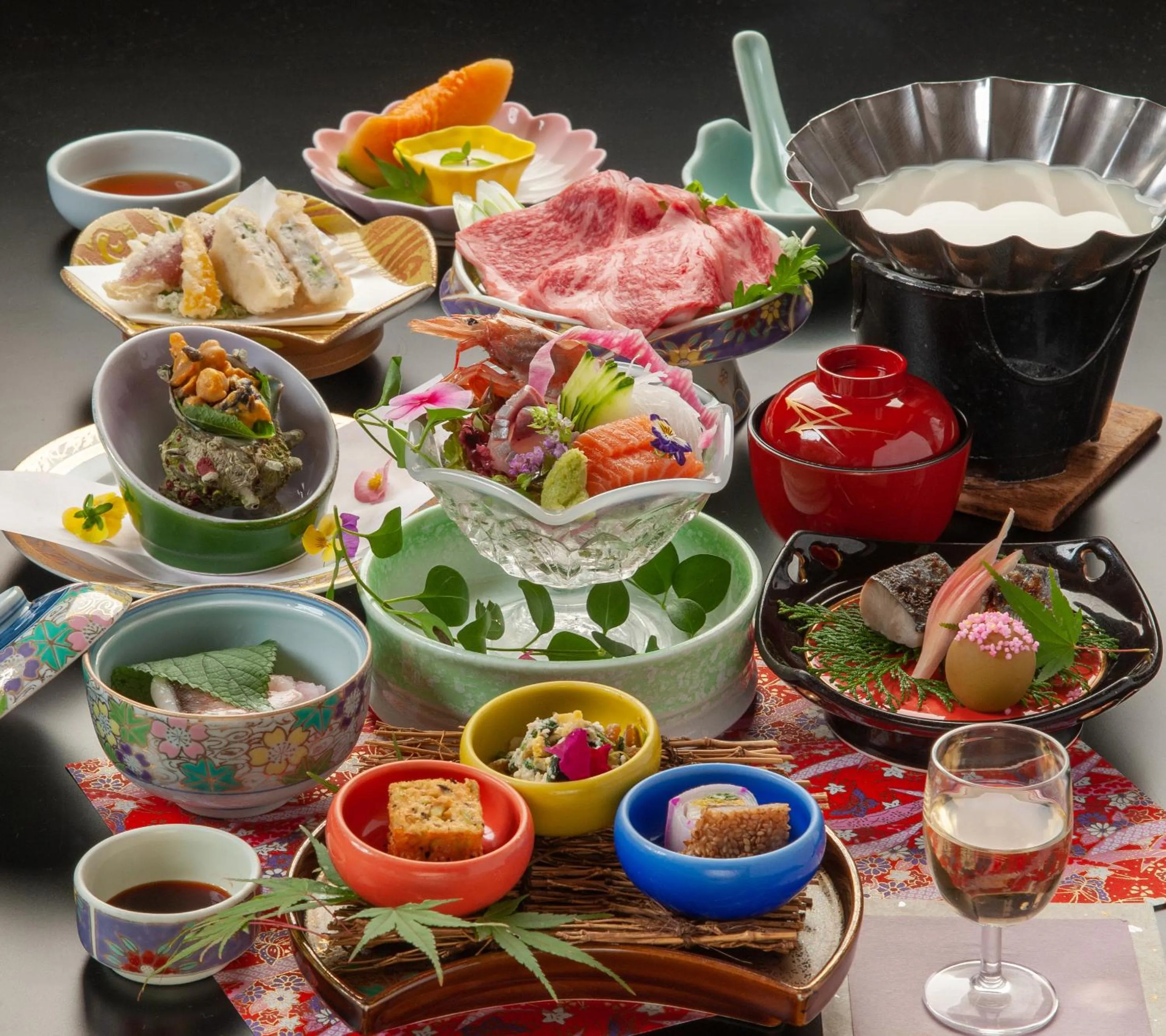 Dinner in Blancart Misasa