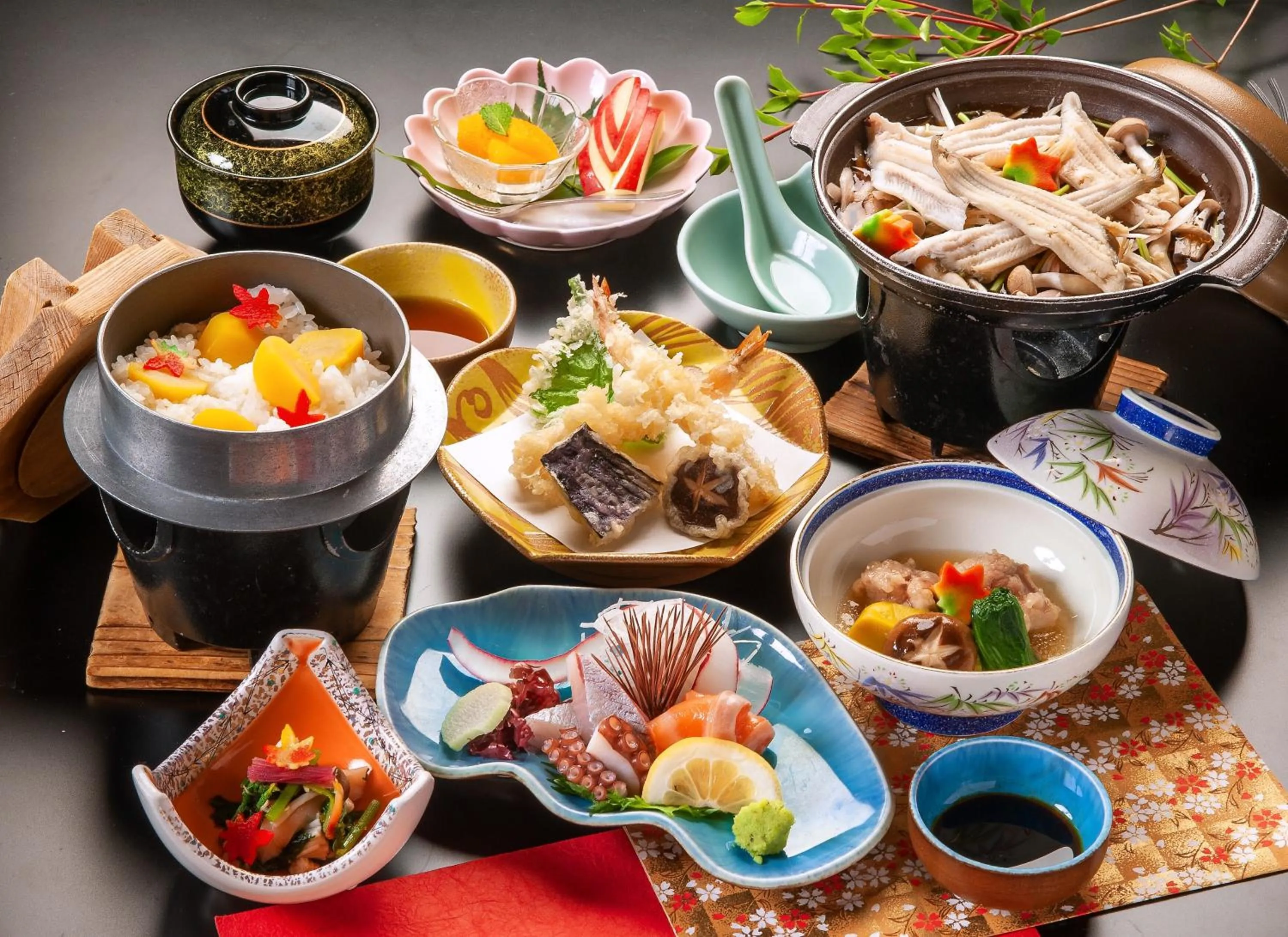 Dinner in Blancart Misasa