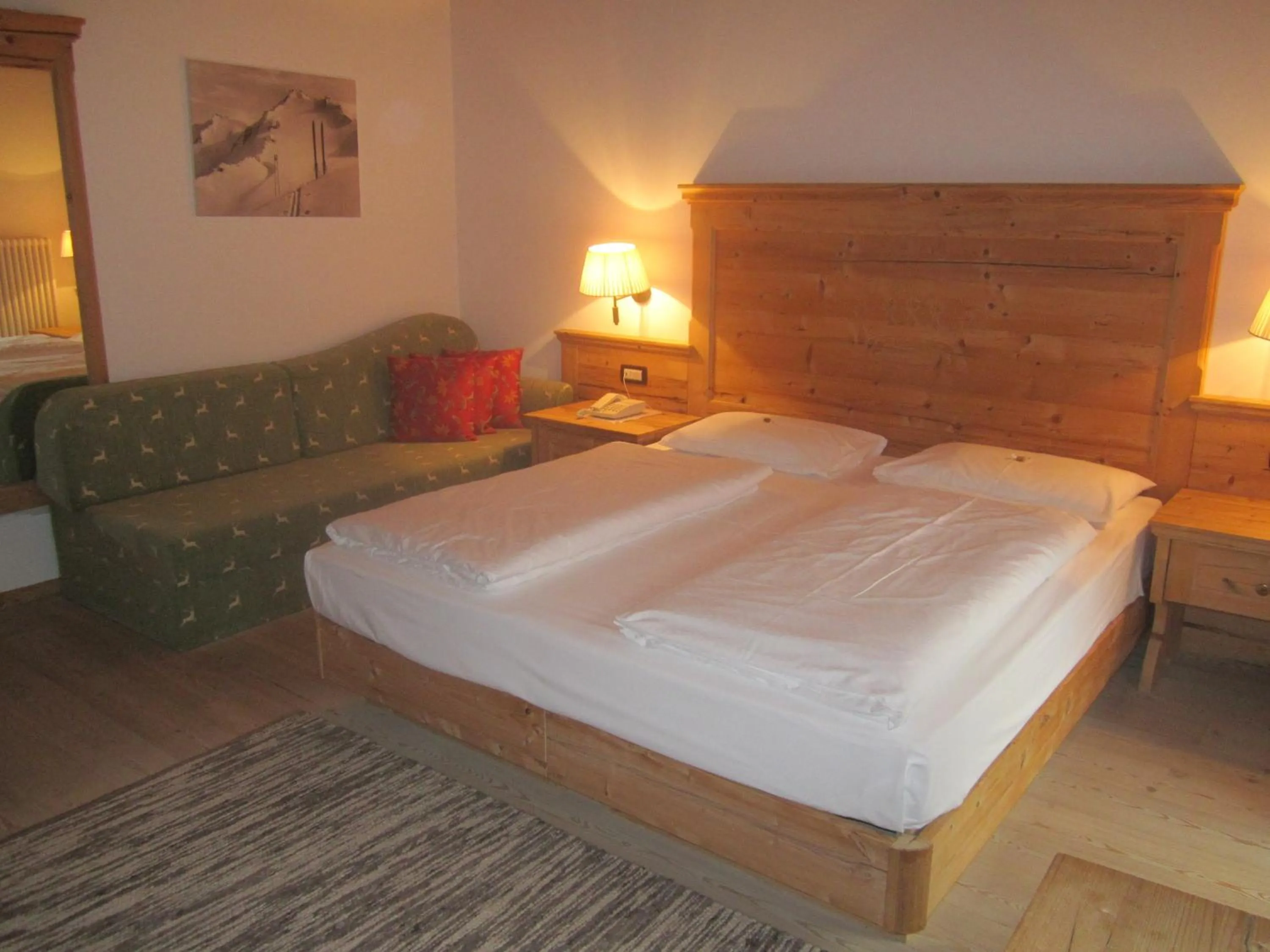 Bed in Hotel Corona Krone