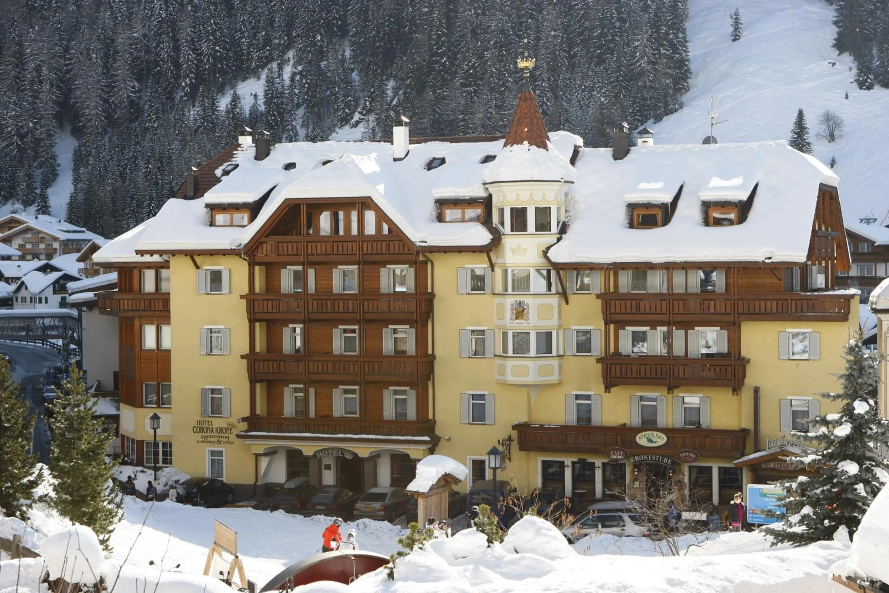 Property building in Hotel Corona Krone