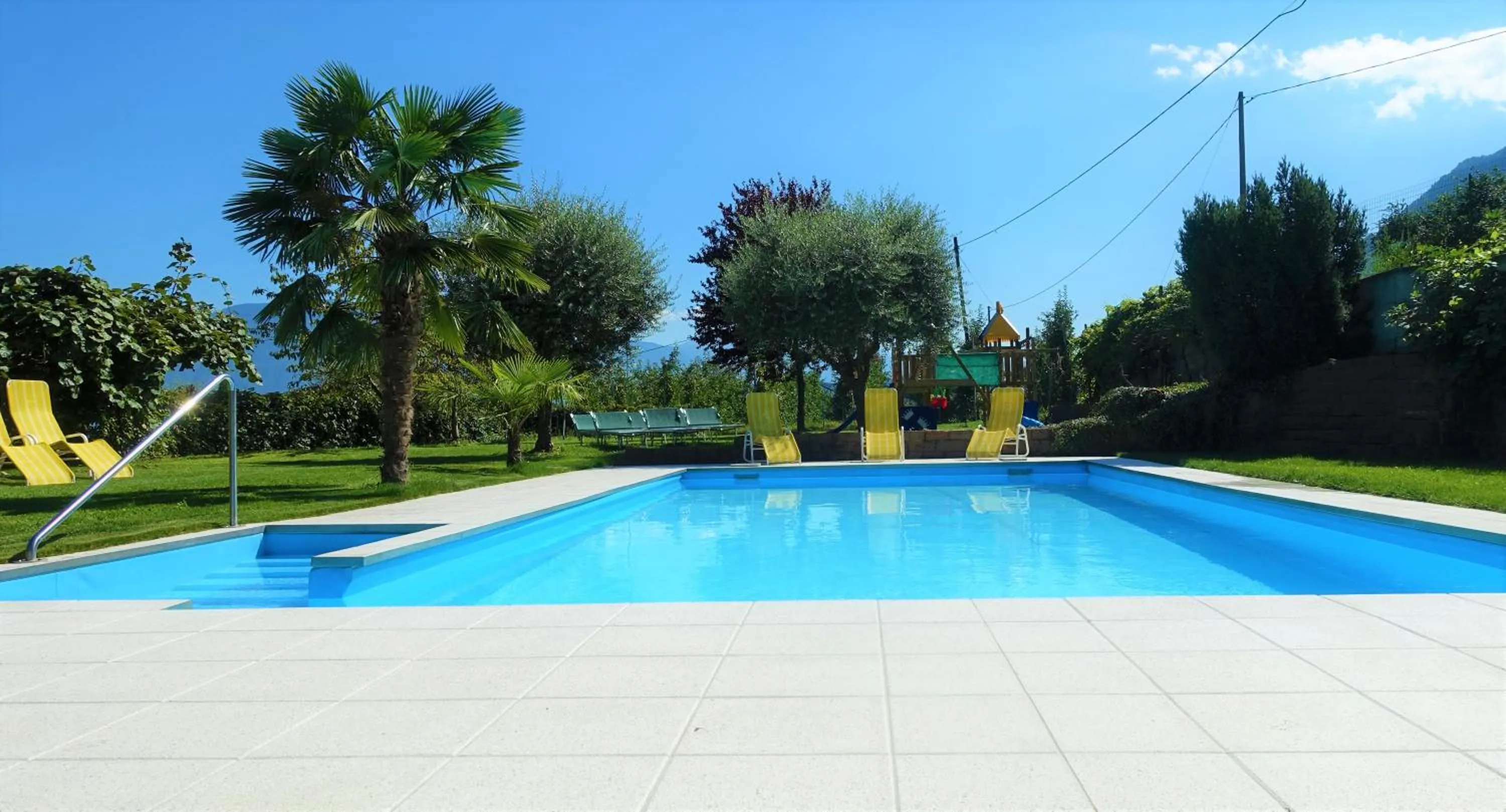 Swimming pool in Hotel Stamserhof