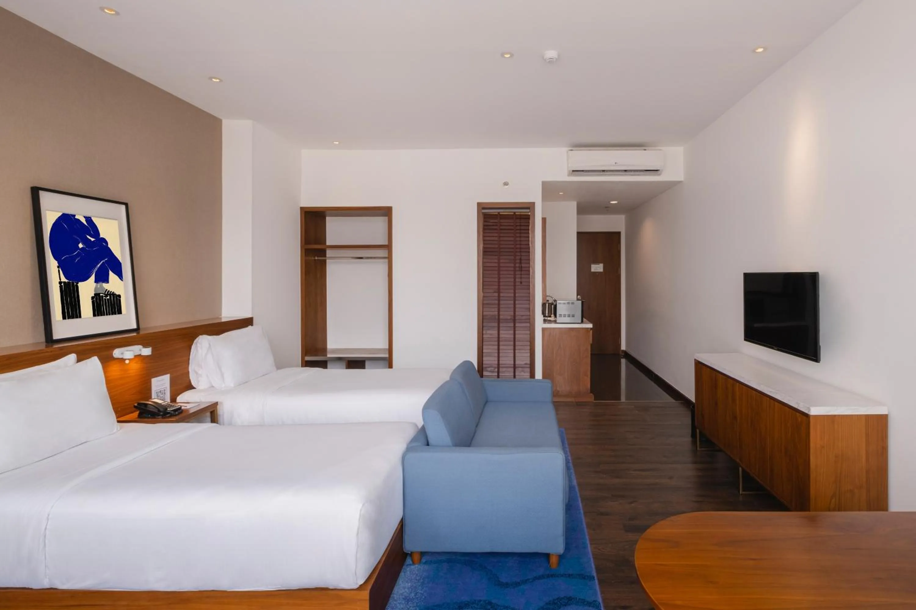 Bed in Veranda Serviced Residence Puri