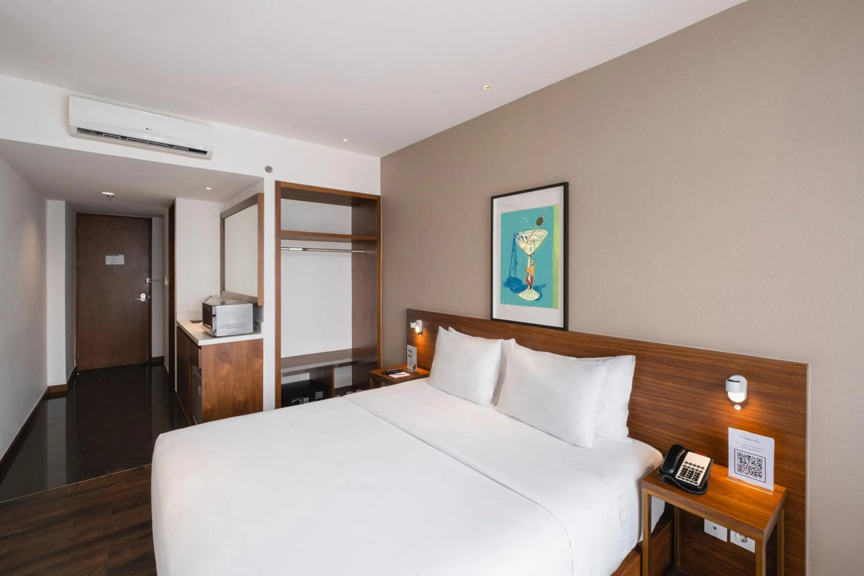 Bedroom, Bed in Veranda Serviced Residence Puri