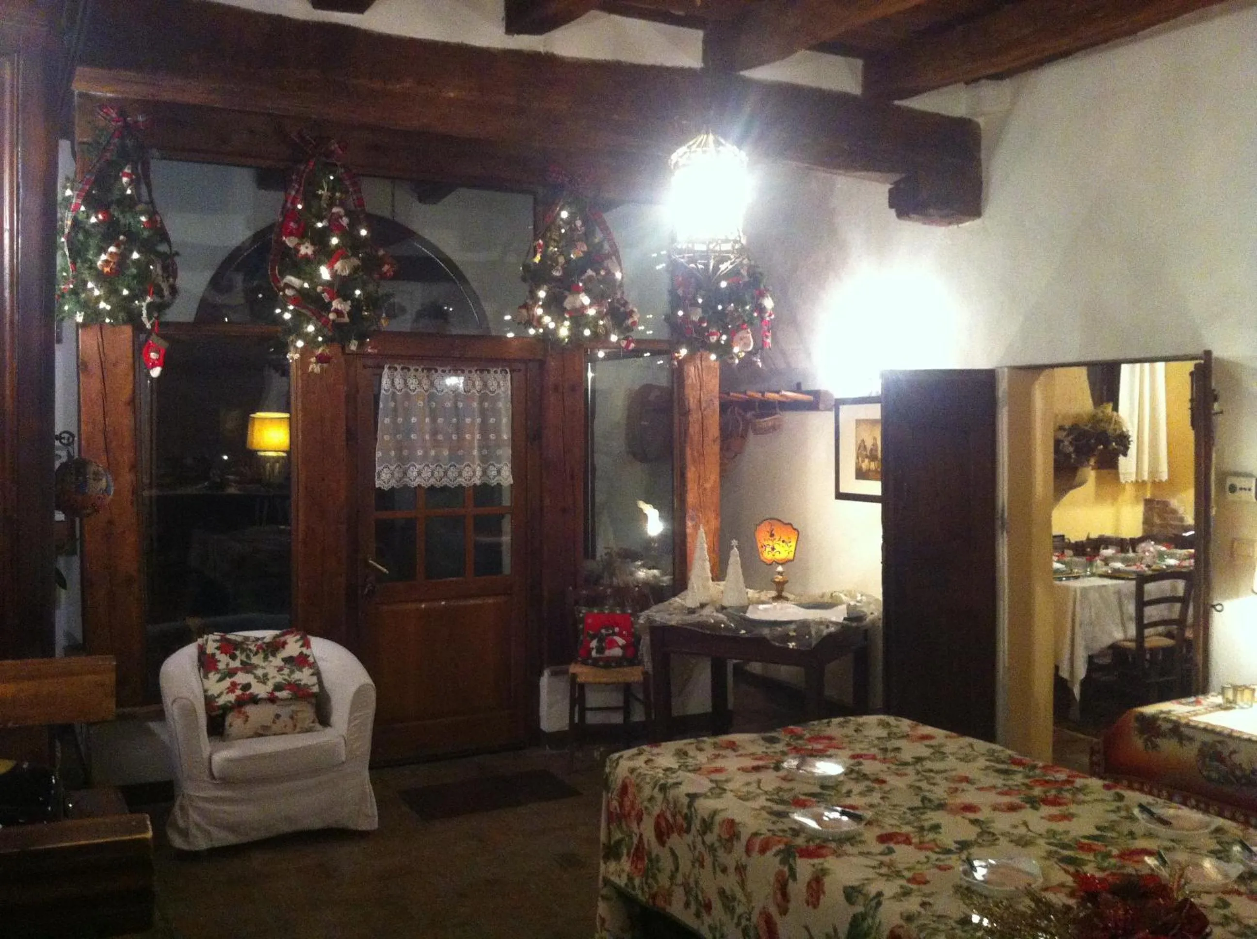 Lobby or reception, Bed in Agriturismo La Cascinetta