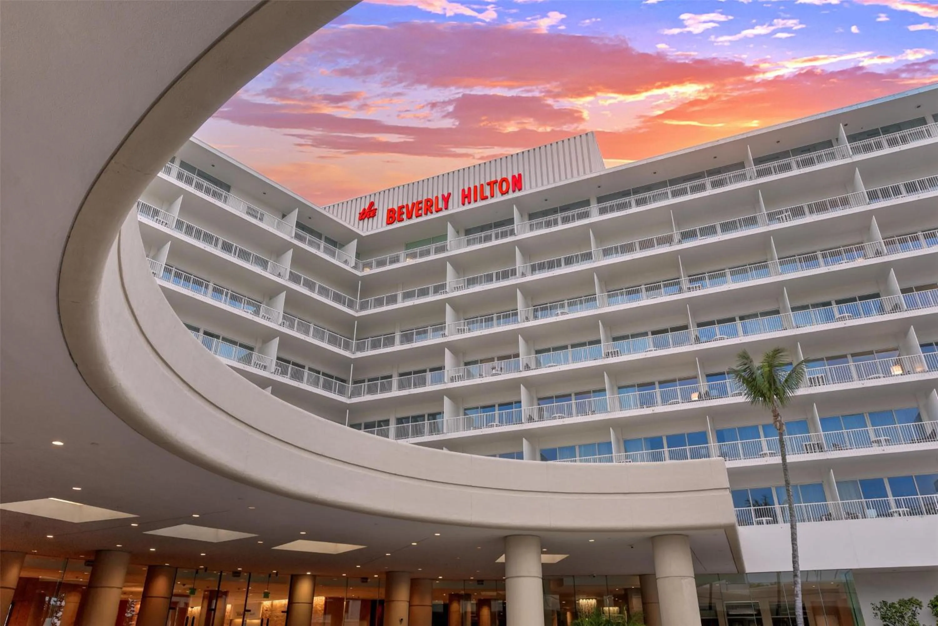 Property building in The Beverly Hilton