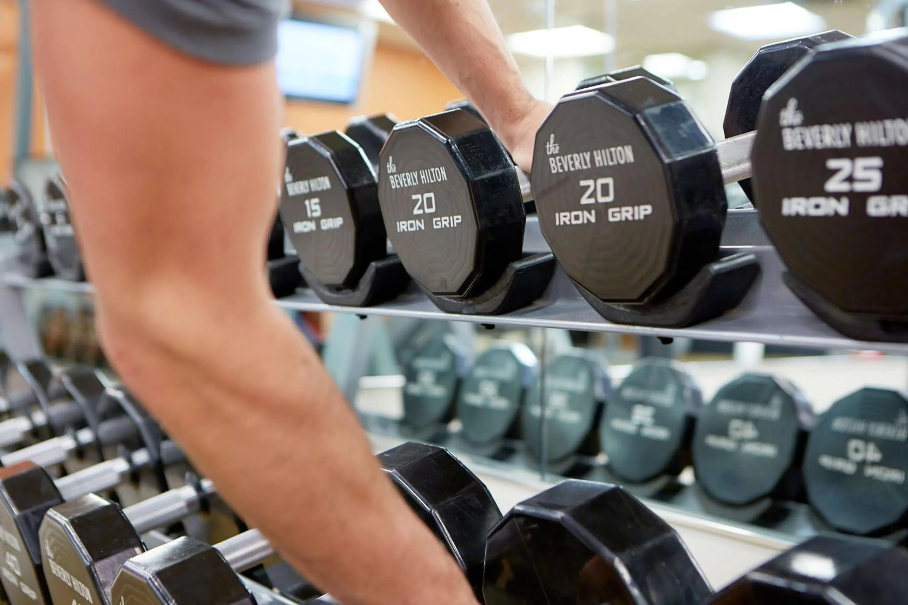 Fitness centre/facilities in The Beverly Hilton