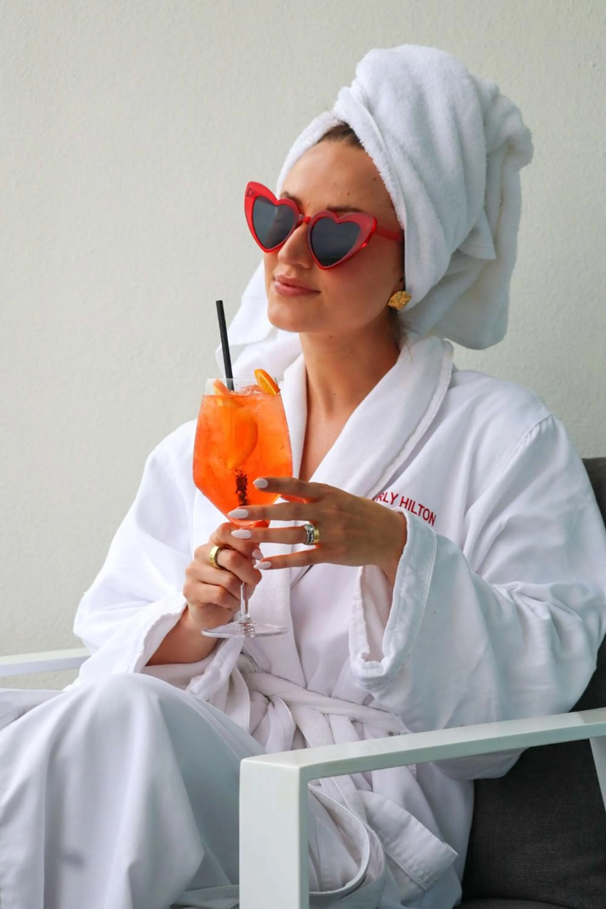 Pool view in The Beverly Hilton