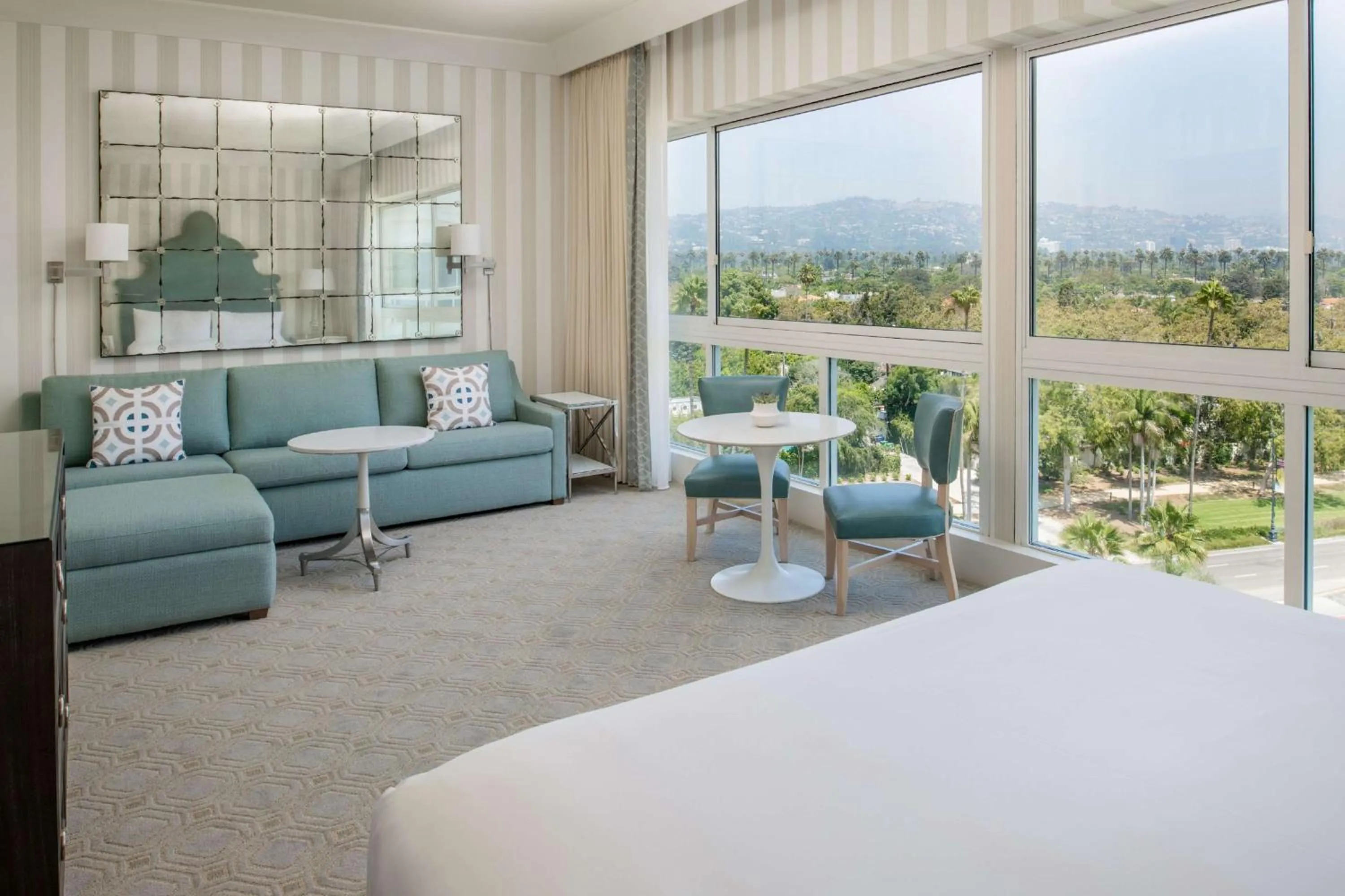Bed in The Beverly Hilton