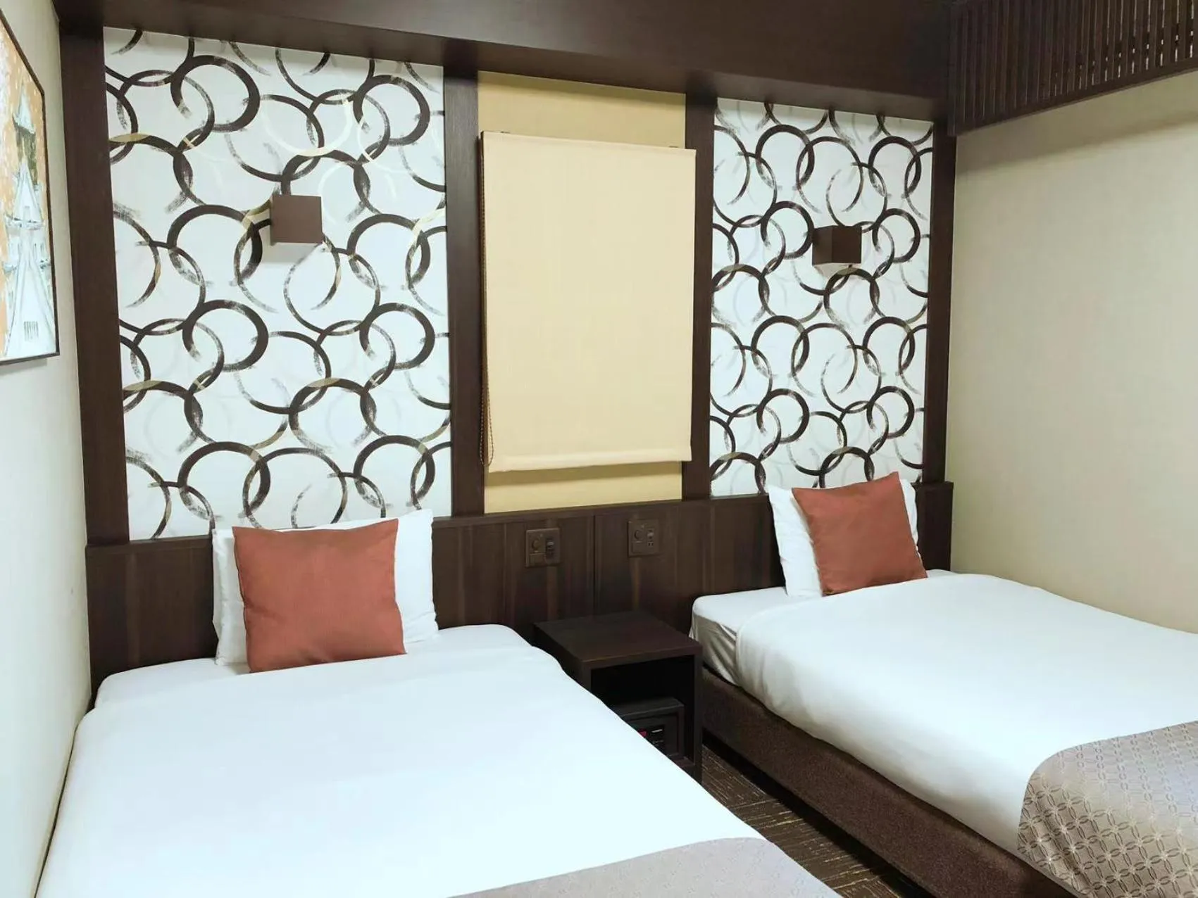 Bed in Hotel Amaterrace Nippombashi-higashi