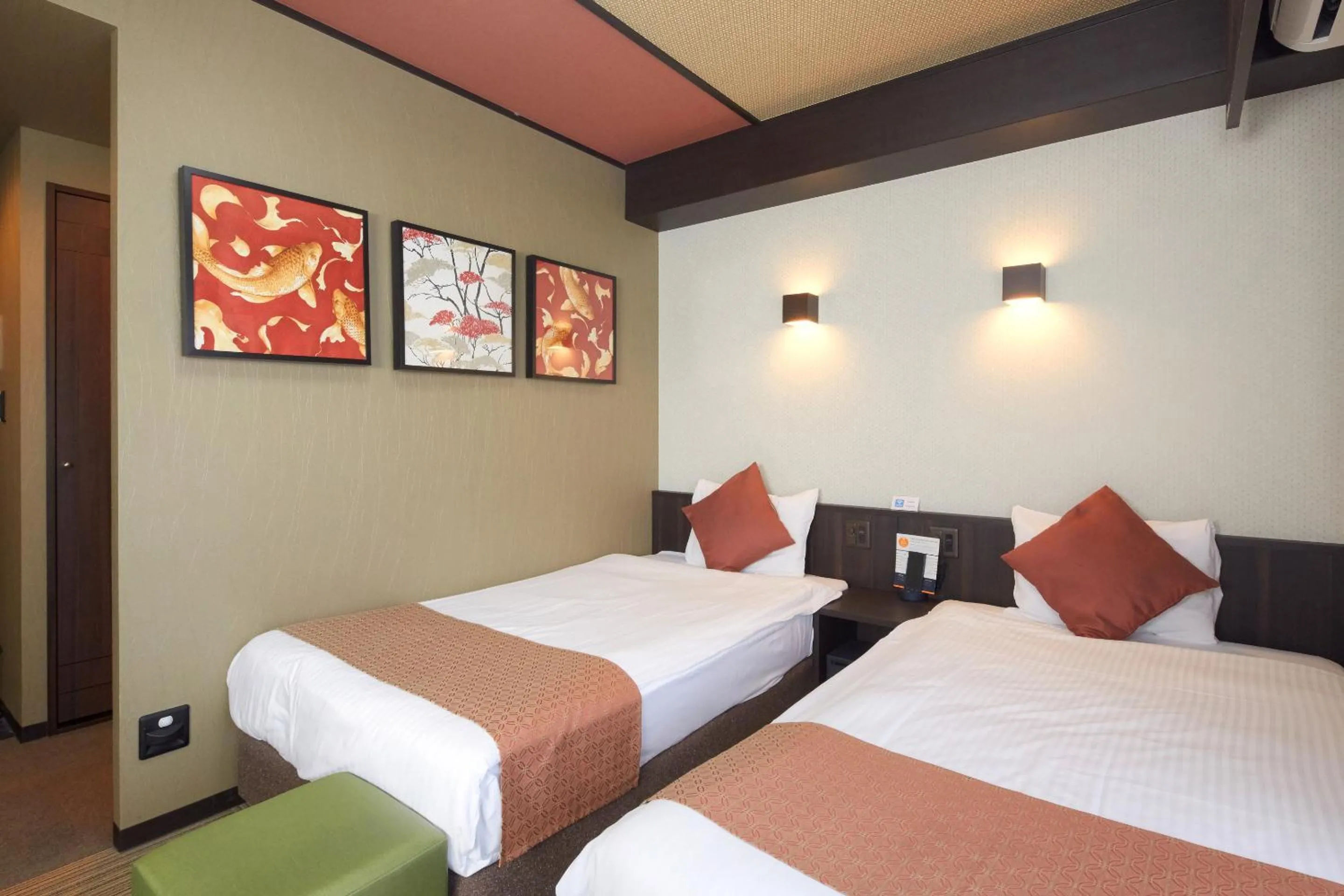Bedroom, Bed in Hotel Amaterrace Nippombashi-higashi