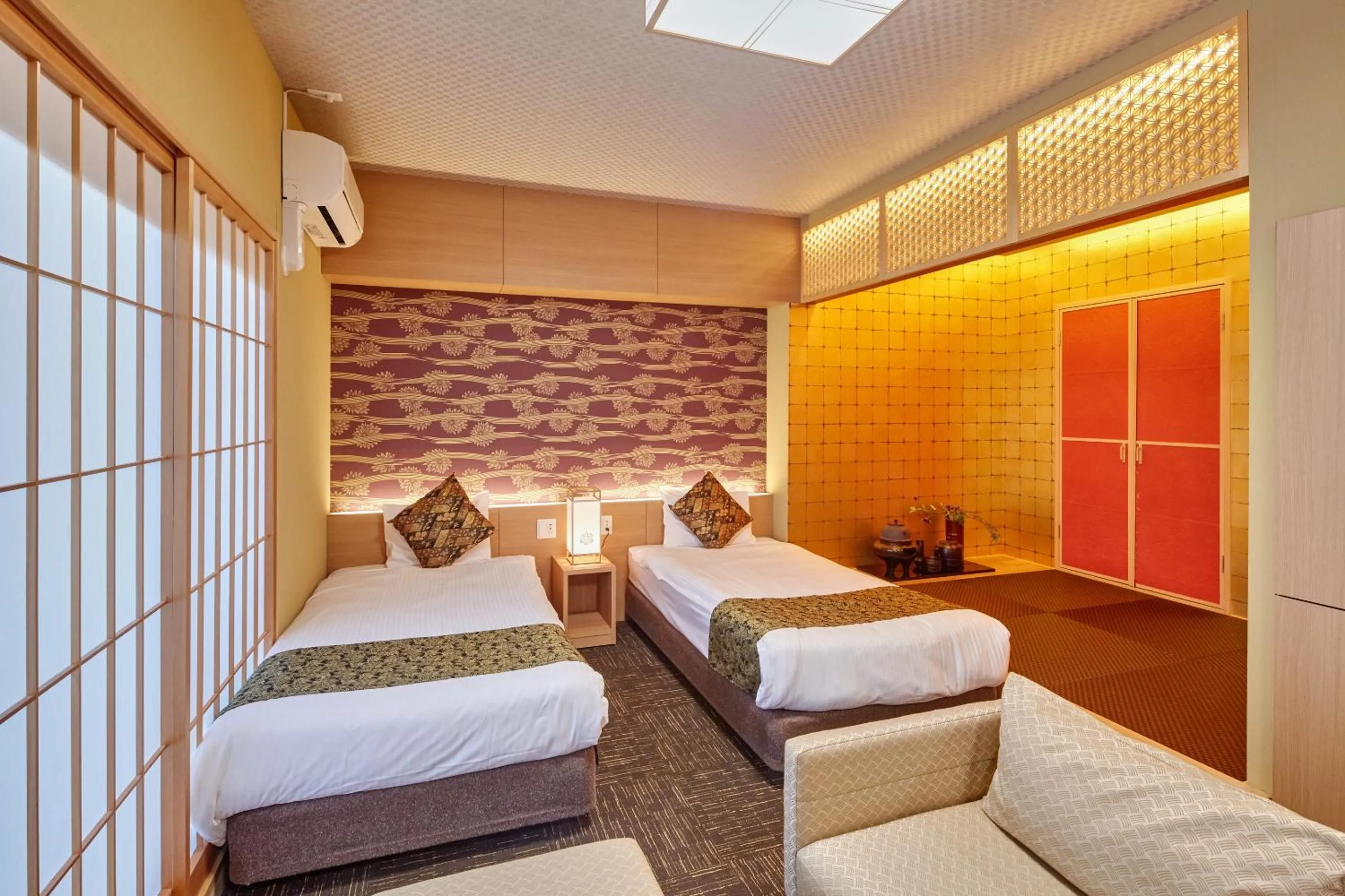 Bedroom, Bed in Hotel Amaterrace Nippombashi-higashi