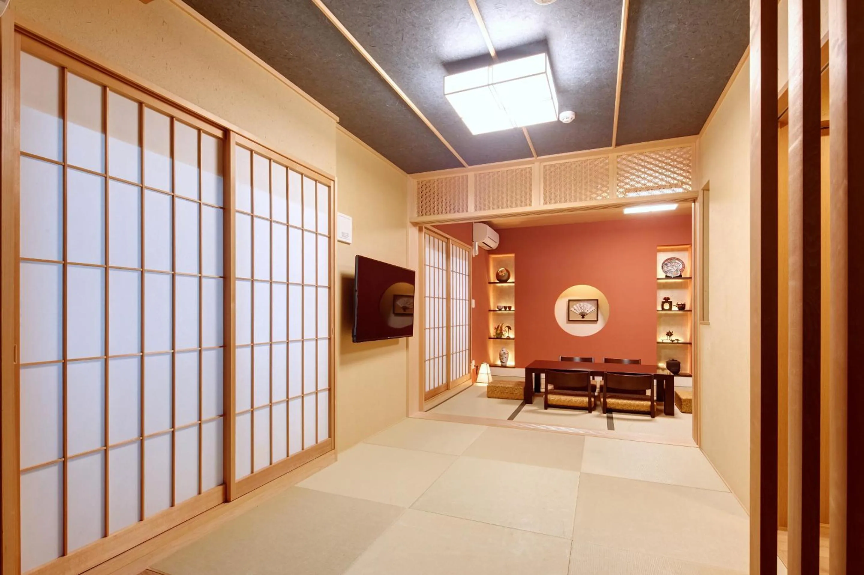 Living room in Hotel Amaterrace Nippombashi-higashi