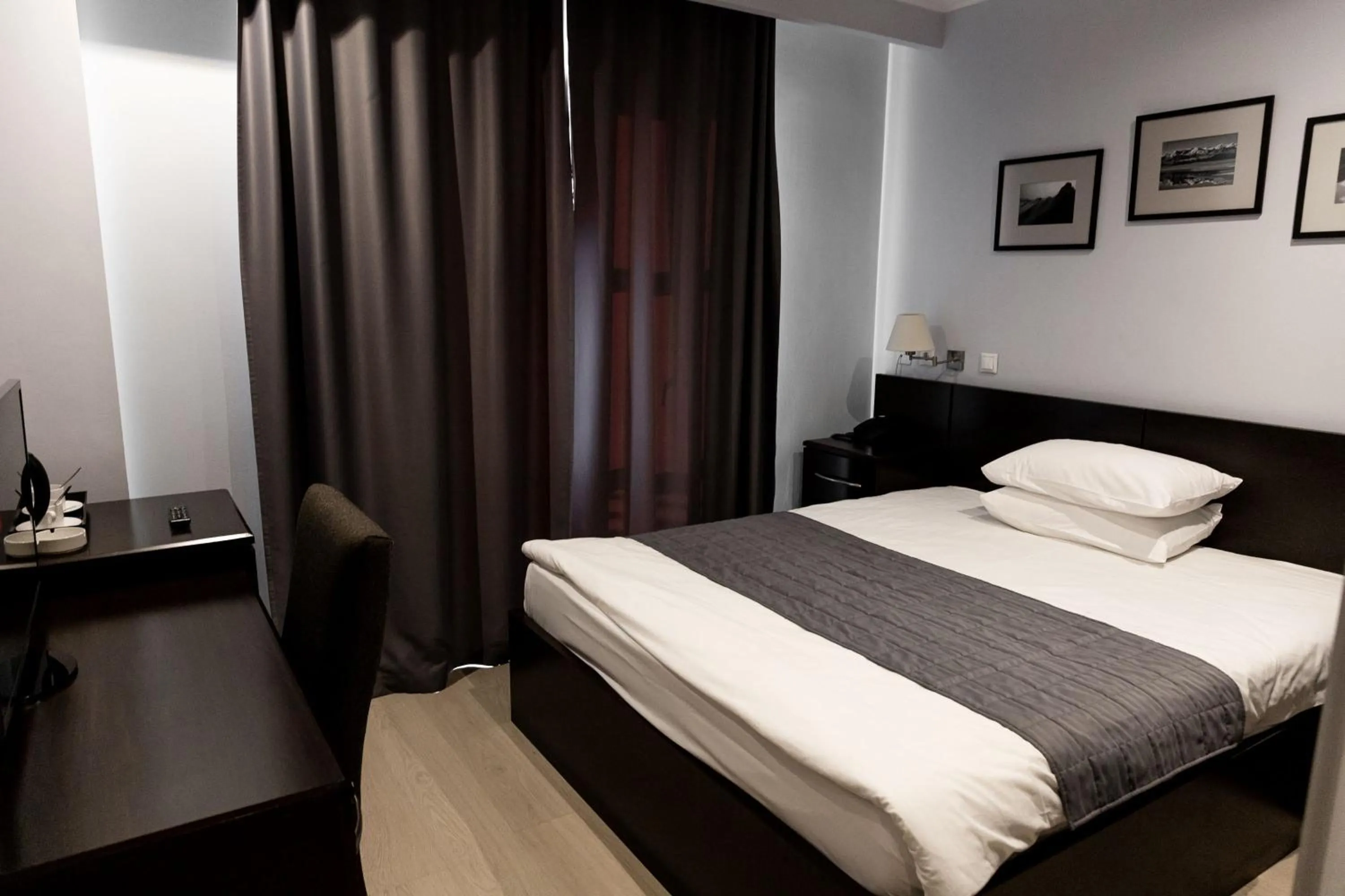 Bed in Chagala Aktau Hotel