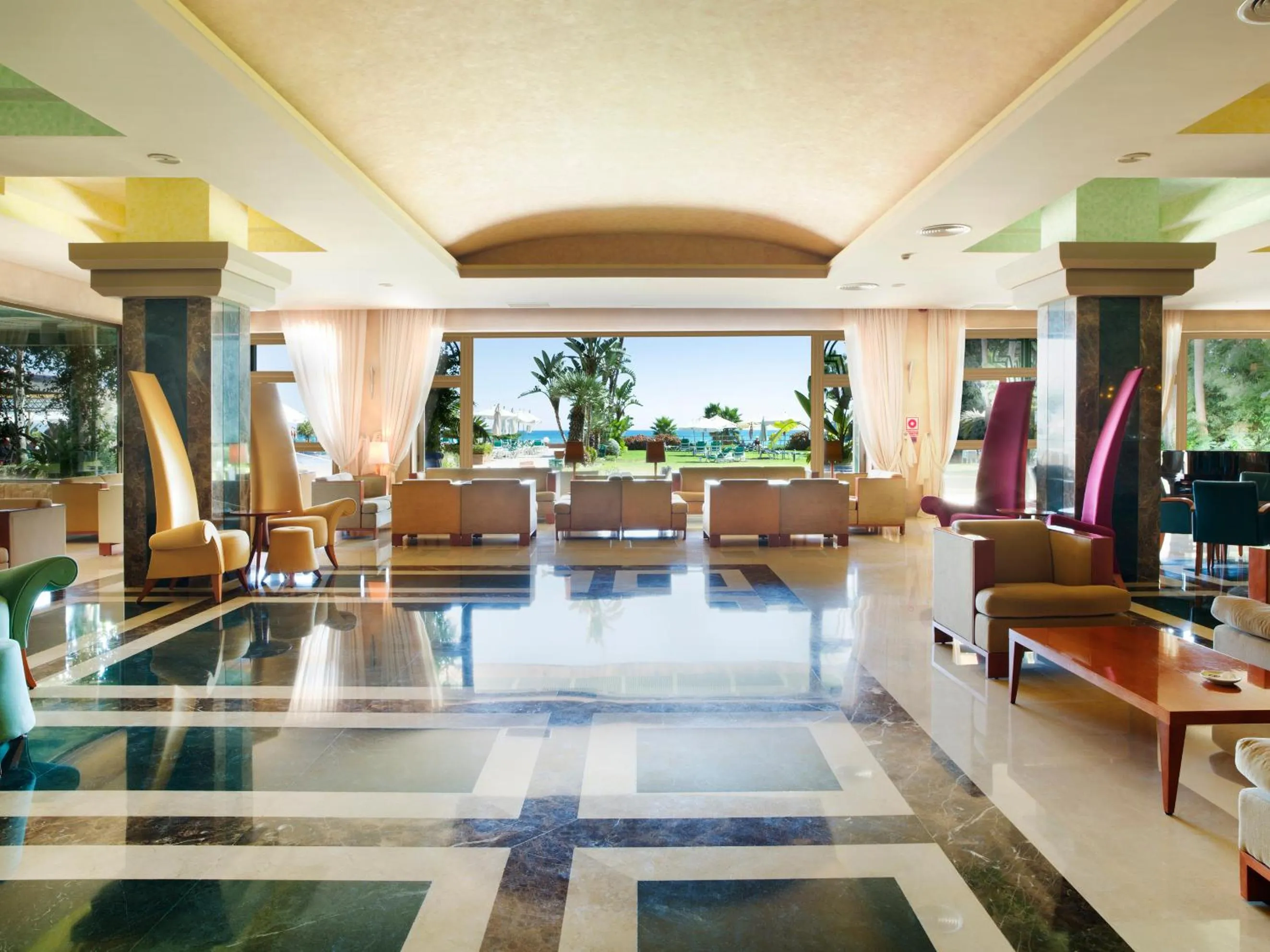 Lobby or reception in MS Amaragua