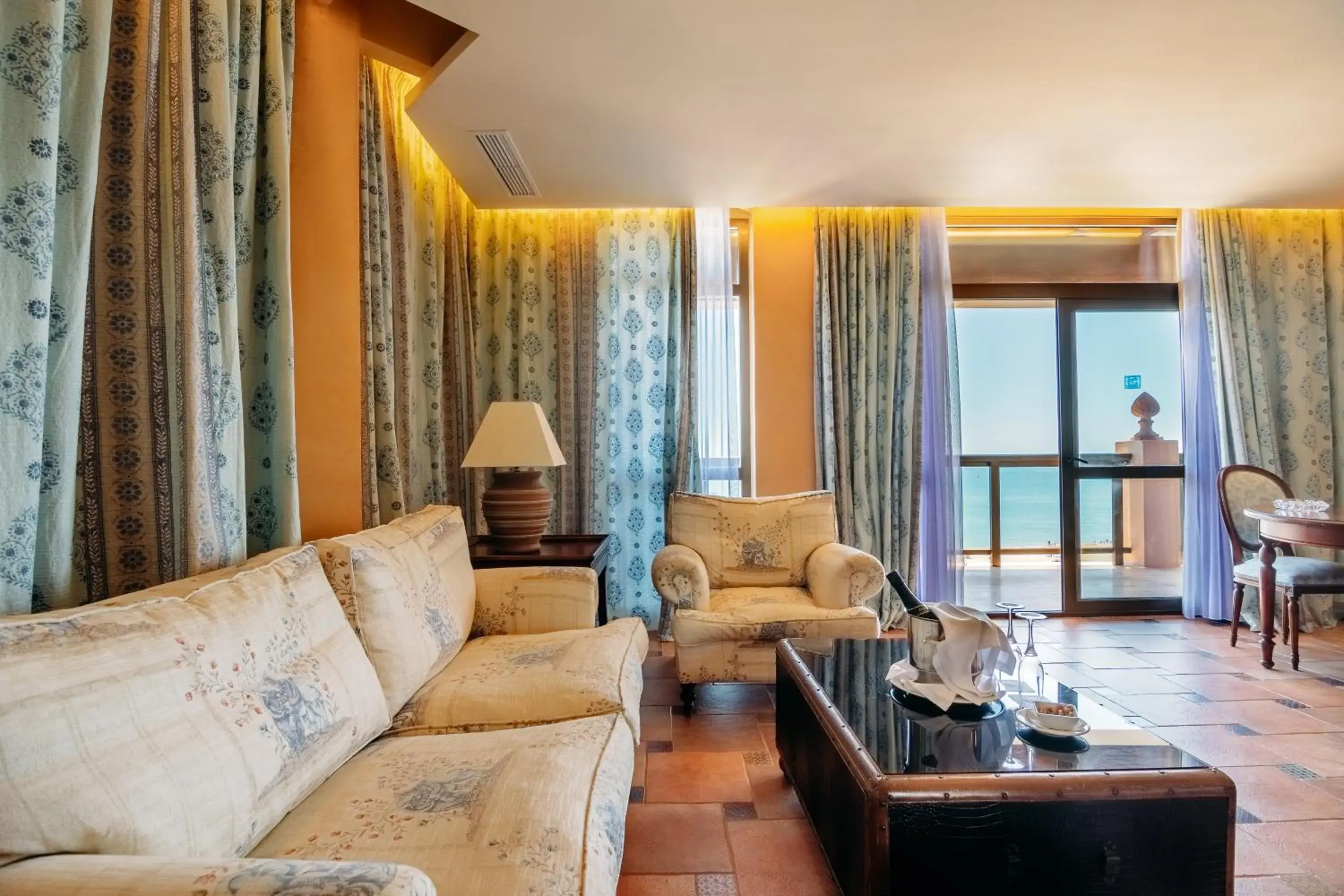 Living room in MS Amaragua Living room in MS Amaragua