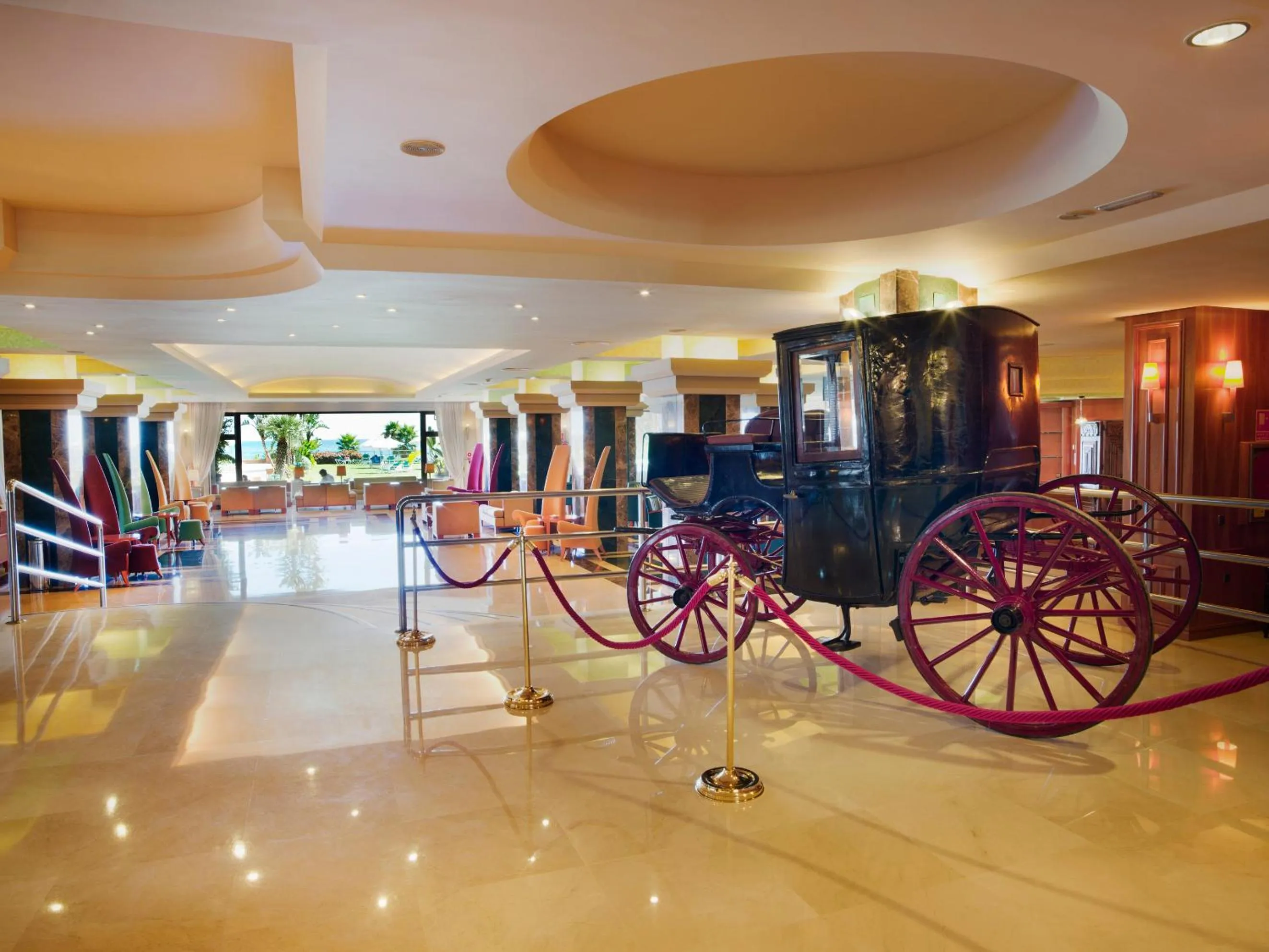 Lobby or reception in MS Amaragua