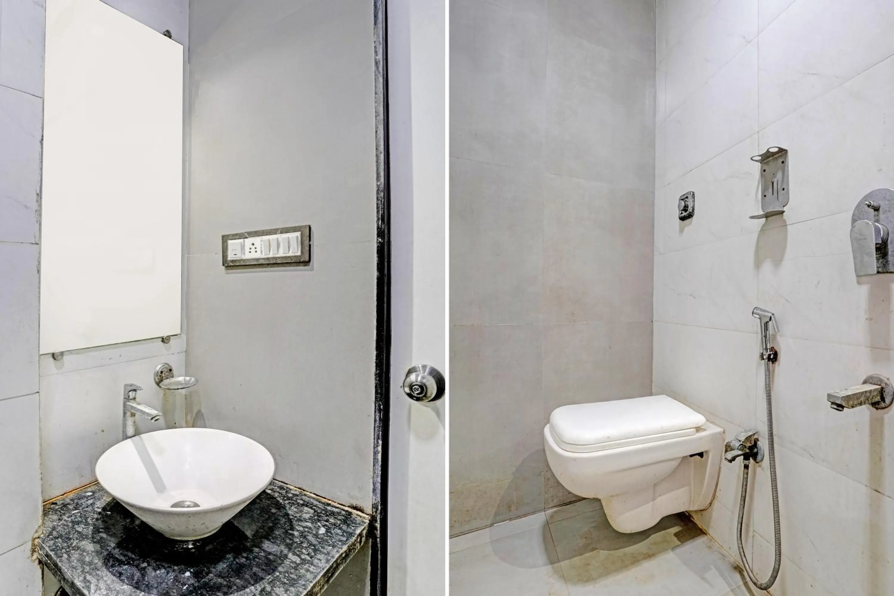 Bedroom in Hotel O Blue Inn Residence Near R City Mall