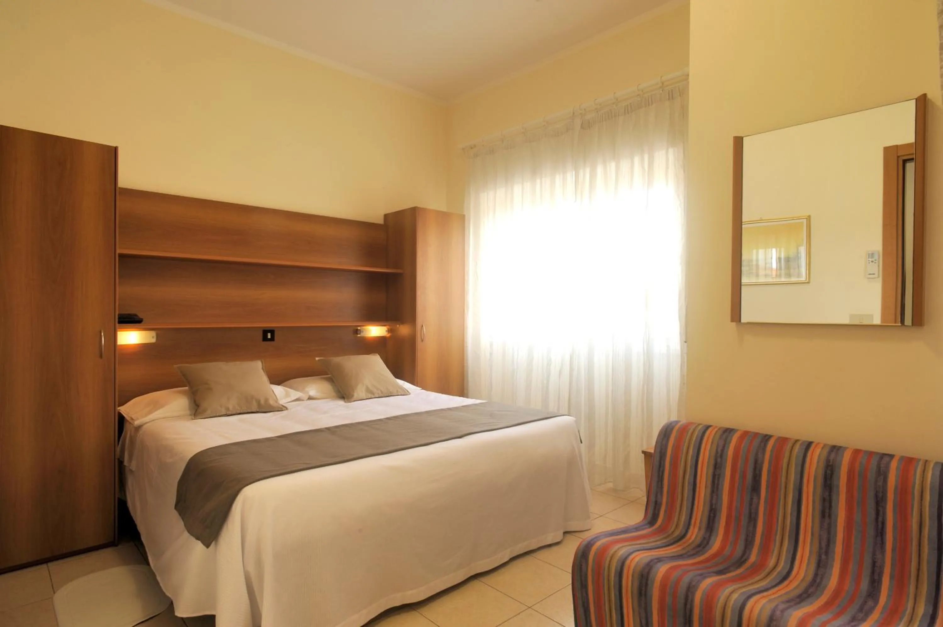 Bedroom, Bed in Albergo Anita Alassio