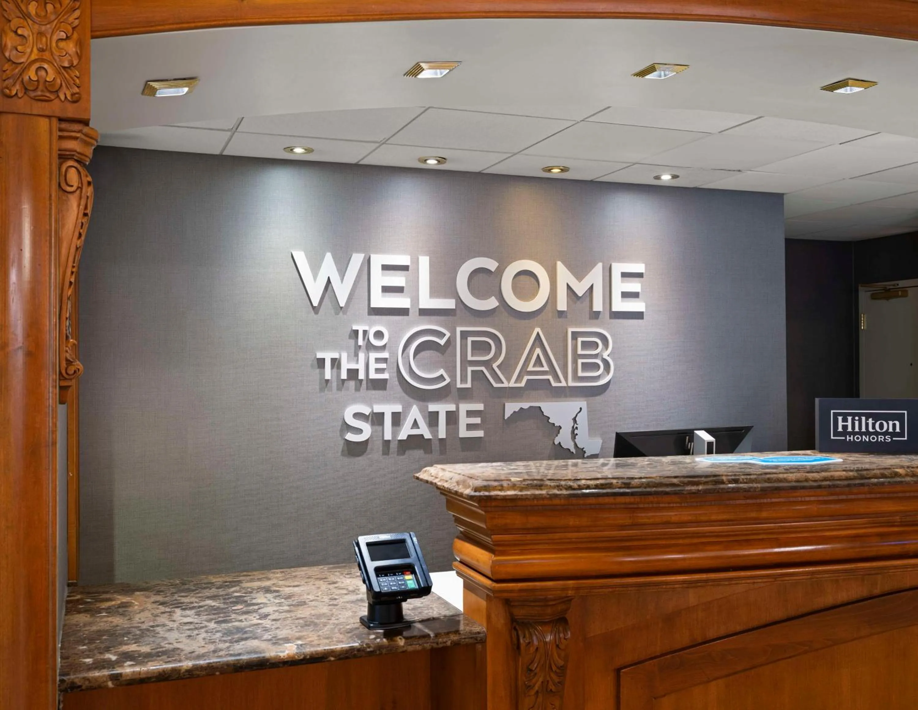 Lobby or reception in Hampton Inn & Suites Arundel Mills/Baltimore