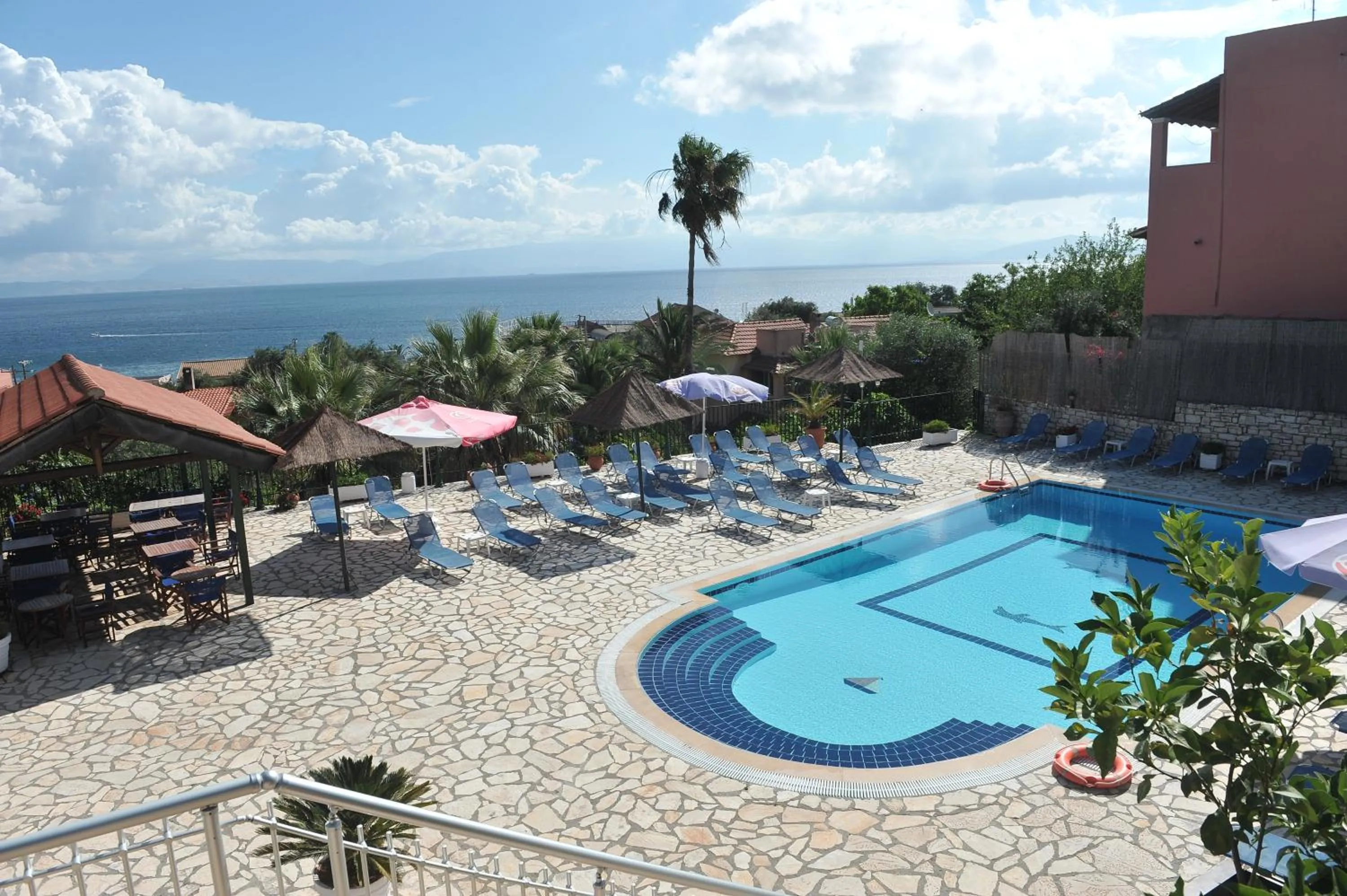 Pool view in Kerkyra Beach Hotel & Apartments