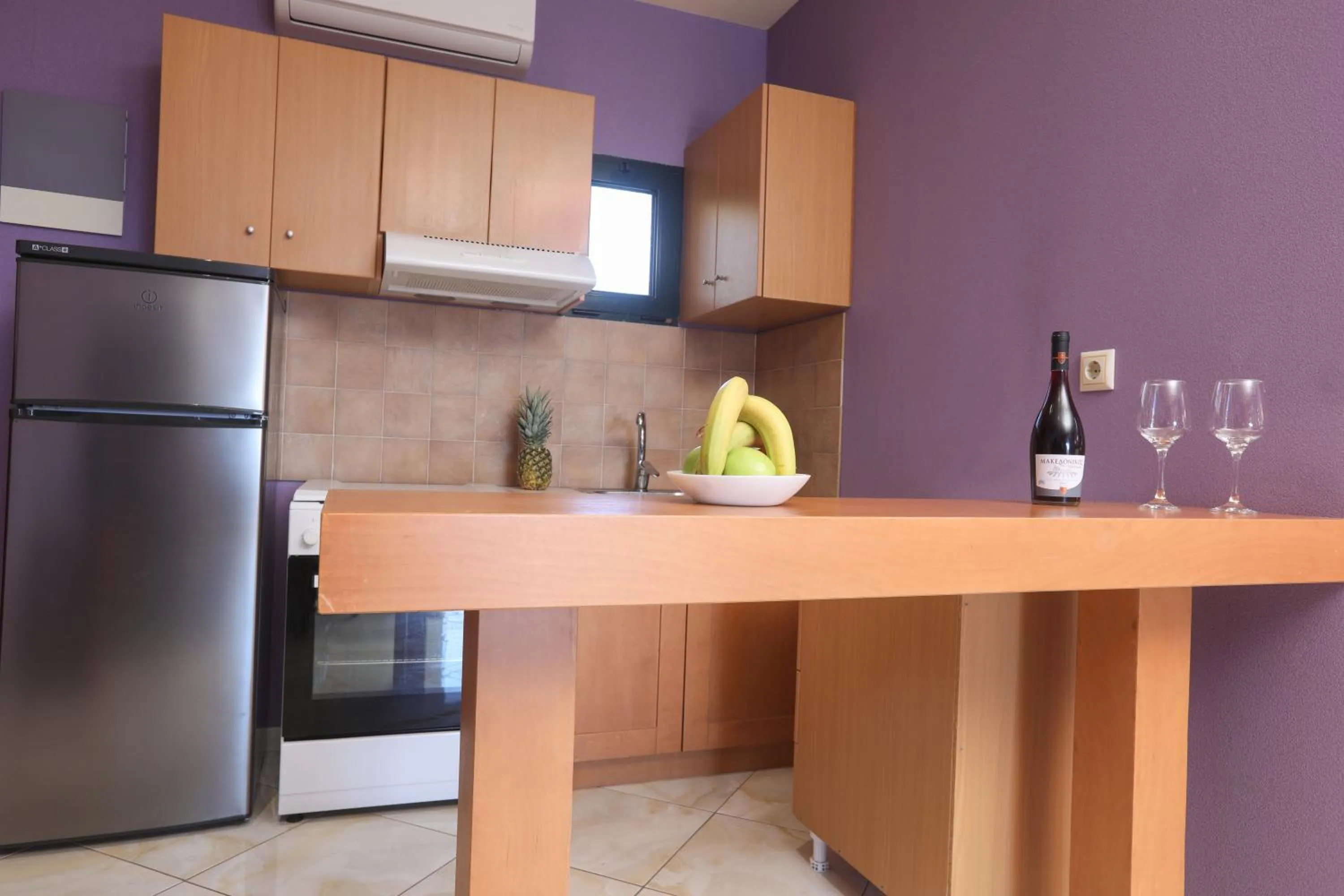 Kitchen or kitchenette in Kerkyra Beach Hotel & Apartments