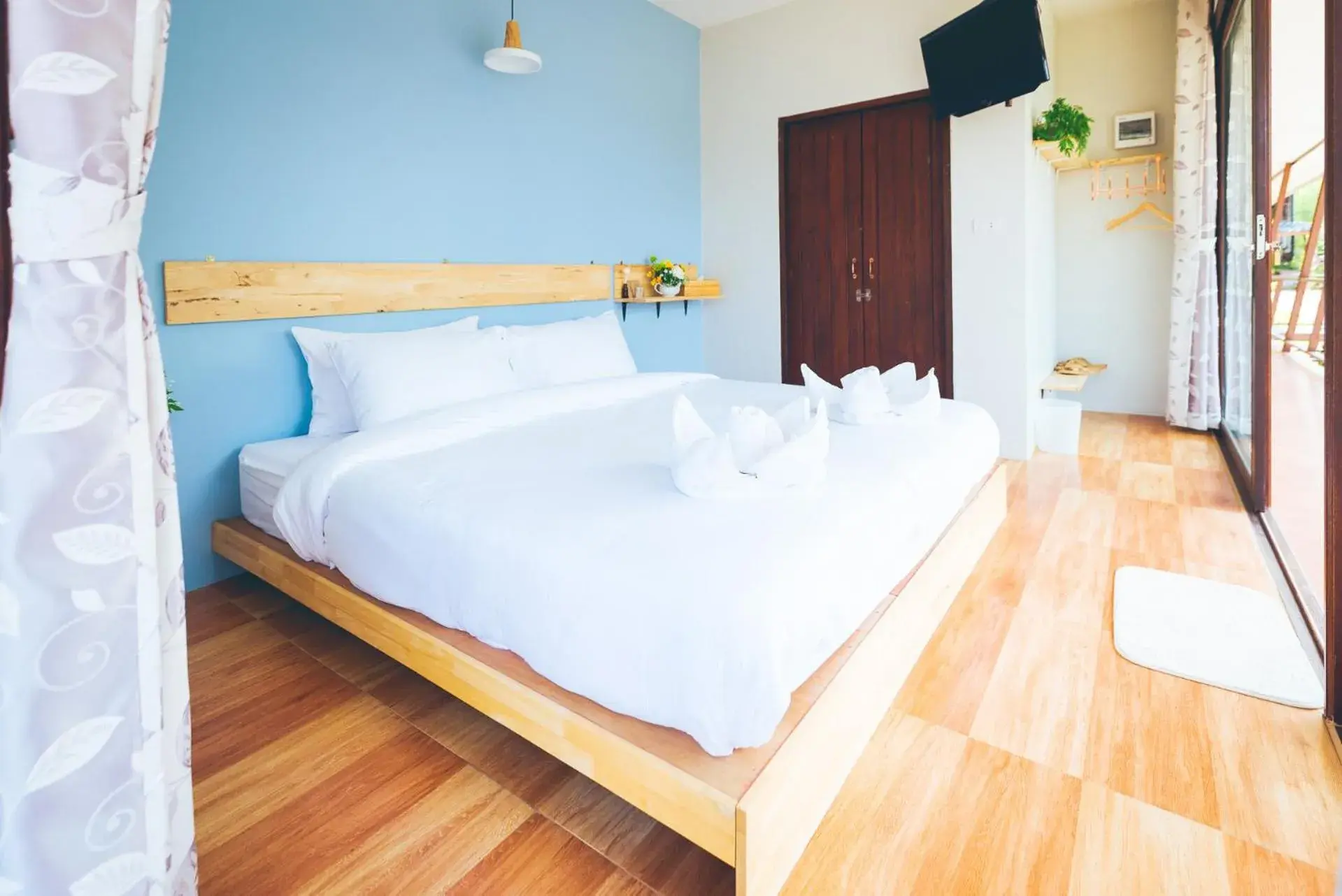 Bed in Wang Jai Kwang Space Inn Bed in Wang Jai Kwang Space Inn