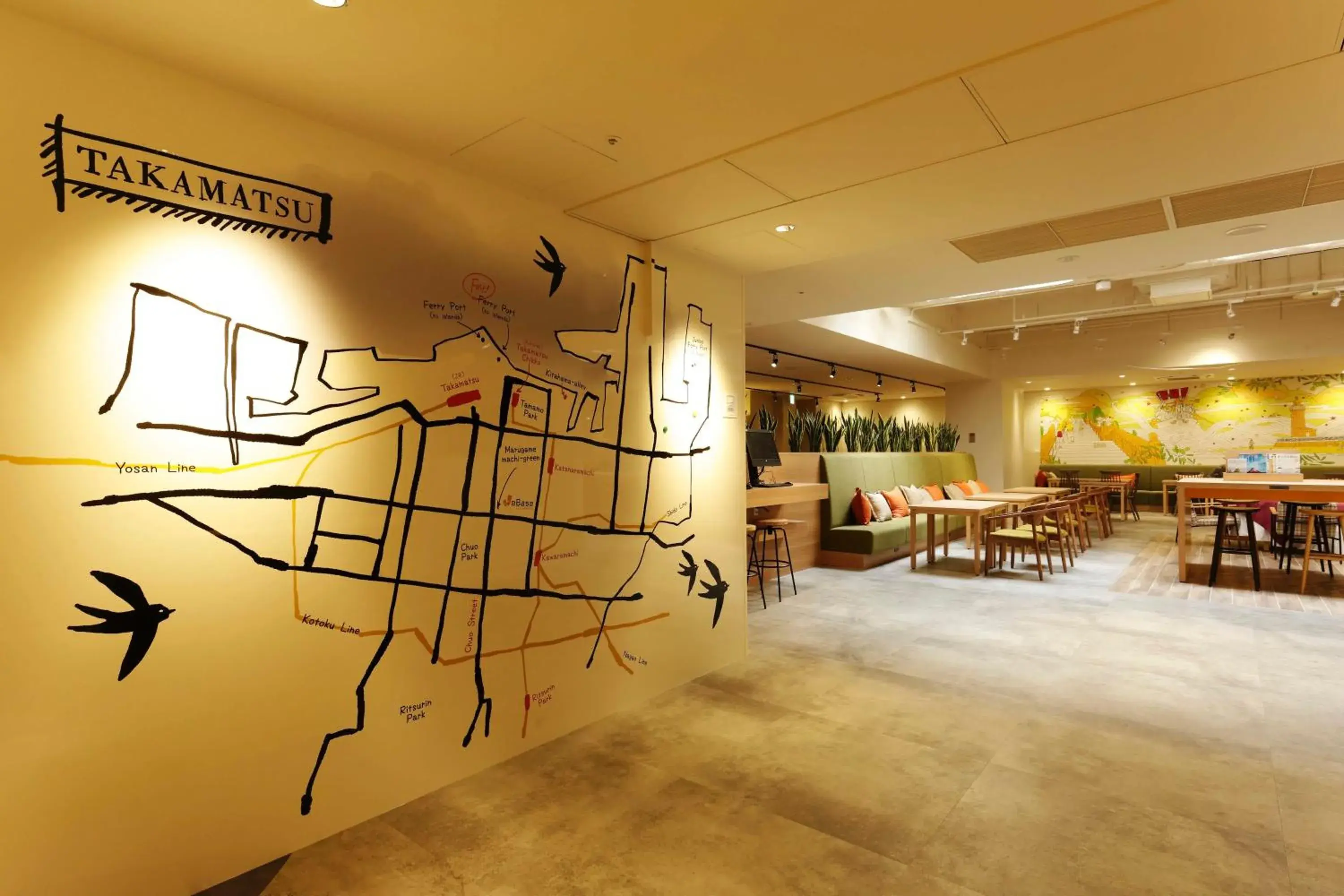 Lobby or reception in WeBase TAKAMATSU Lobby or reception in WeBase TAKAMATSU