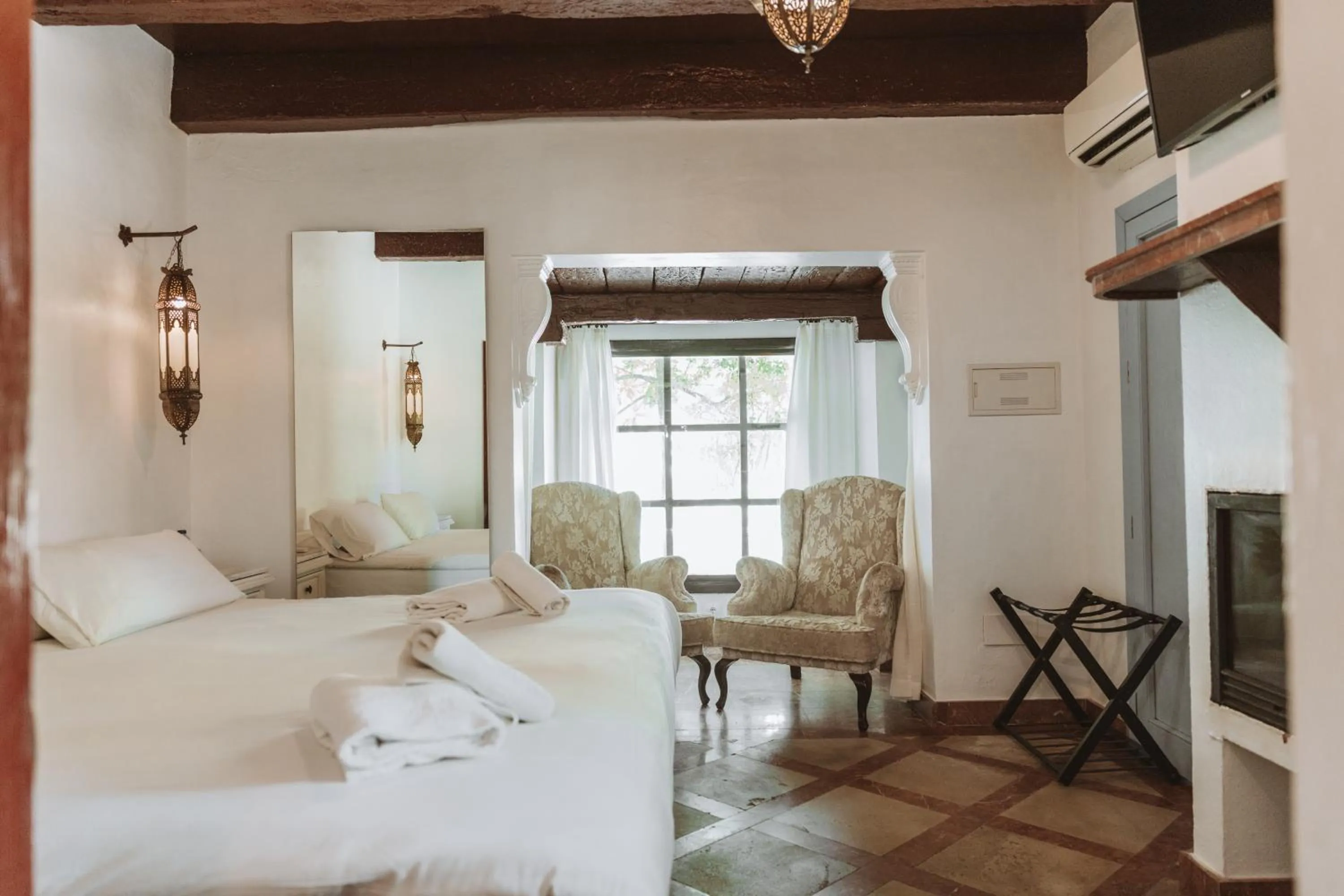 Bed in Los Pilares de Ronda Boutique & Hotel