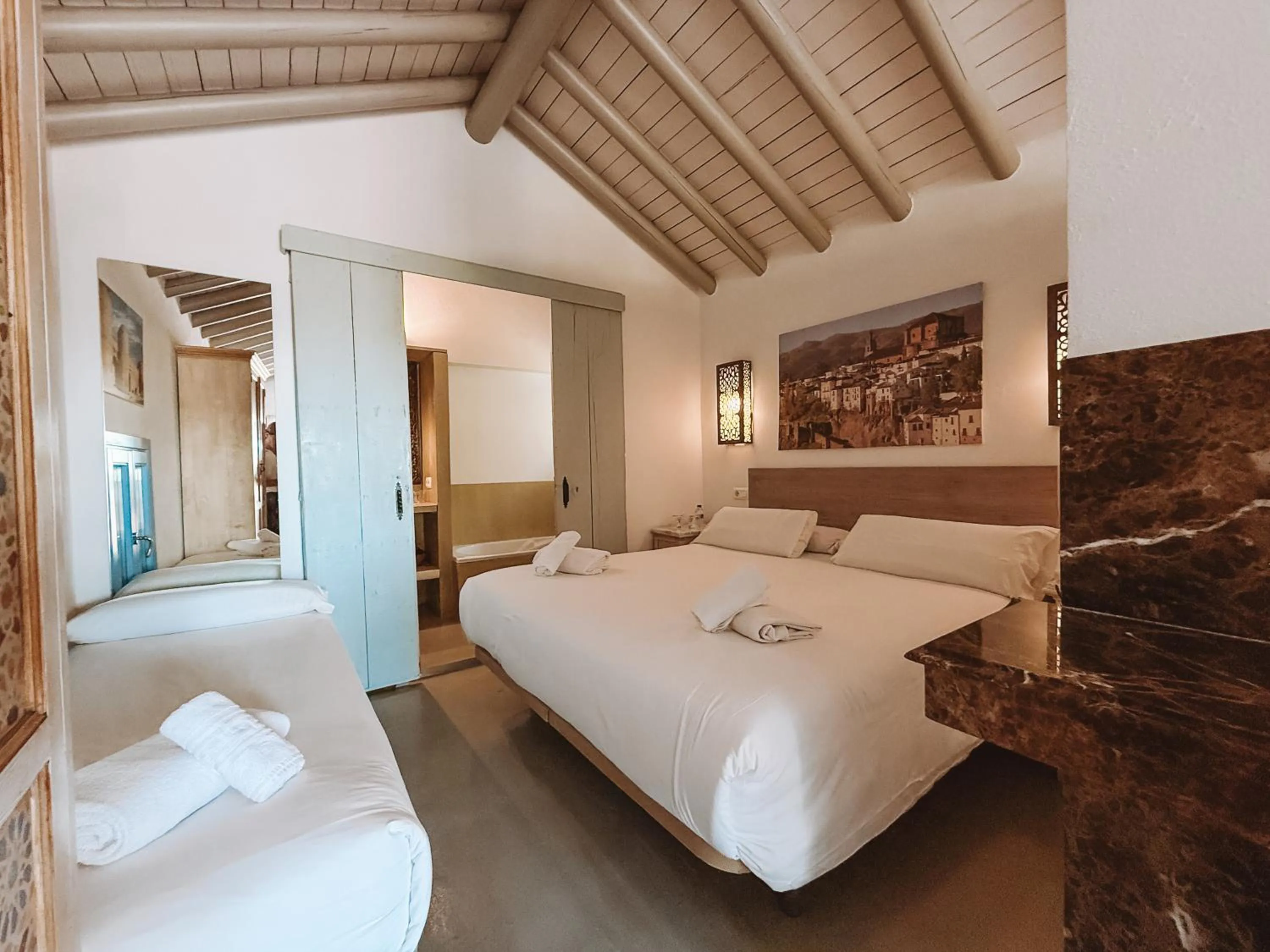 Bed in Los Pilares de Ronda Boutique & Hotel