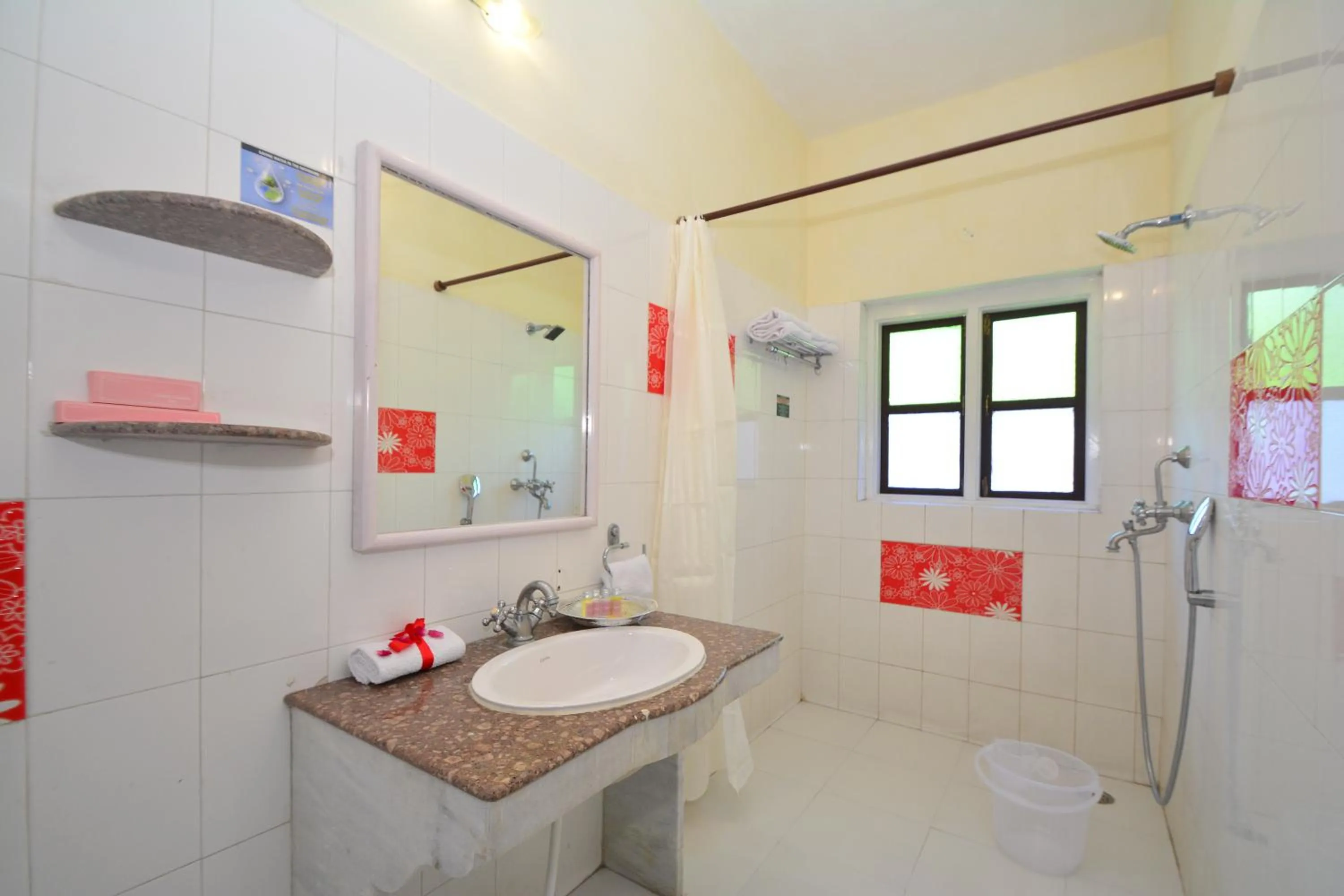 Bathroom in Mahal Khandela-A Heritage Hotel In Jaipur City Center