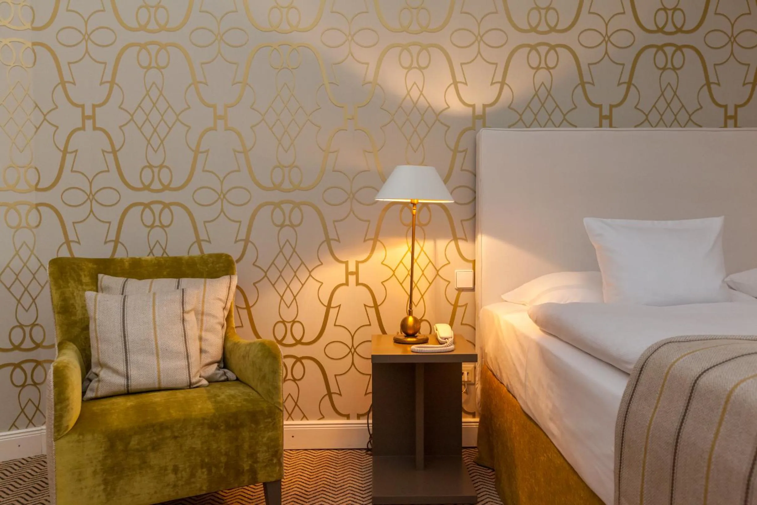 Bedroom, Bed in Hotel Watthof