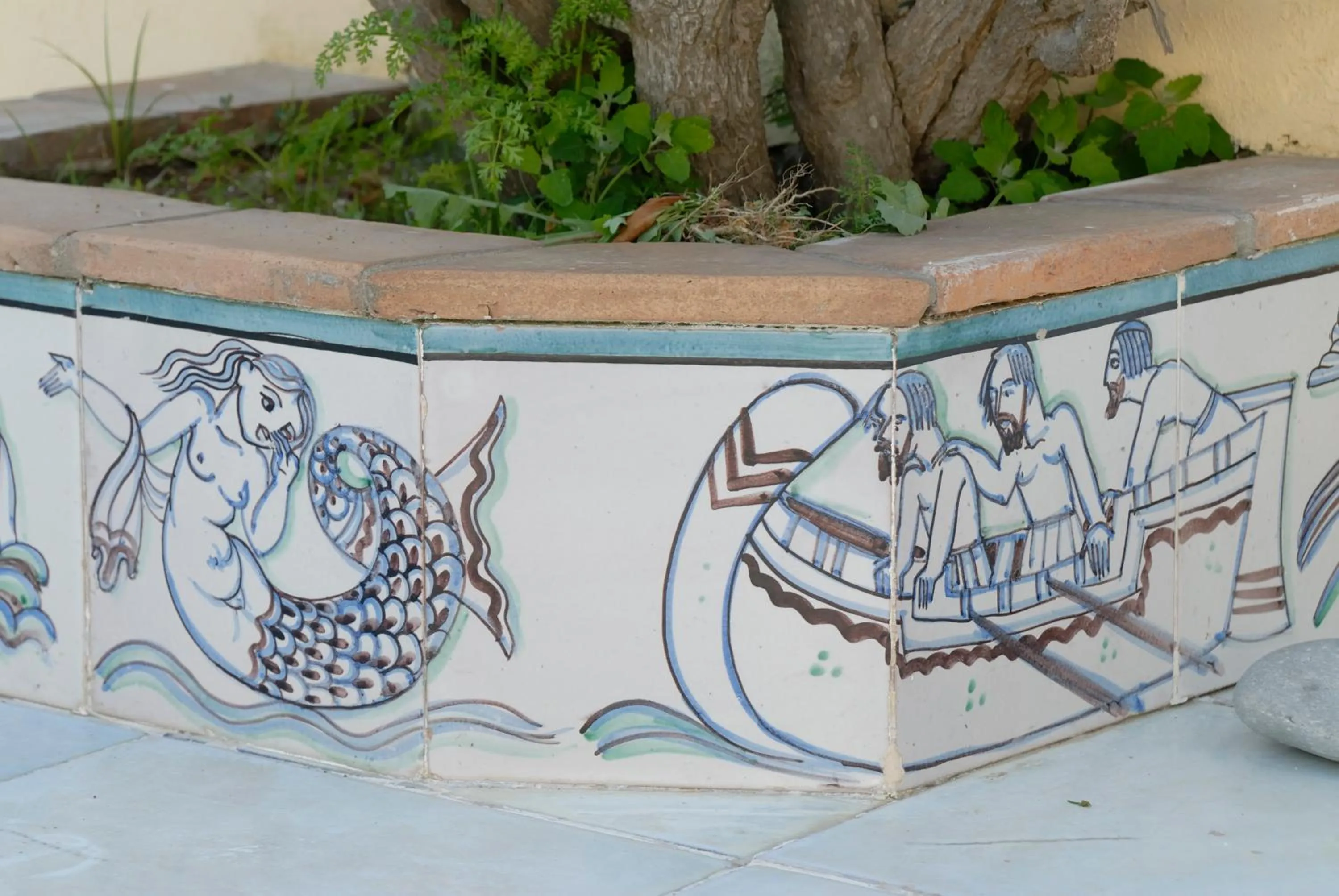 Decorative detail in Hotel Agave e Ginestra