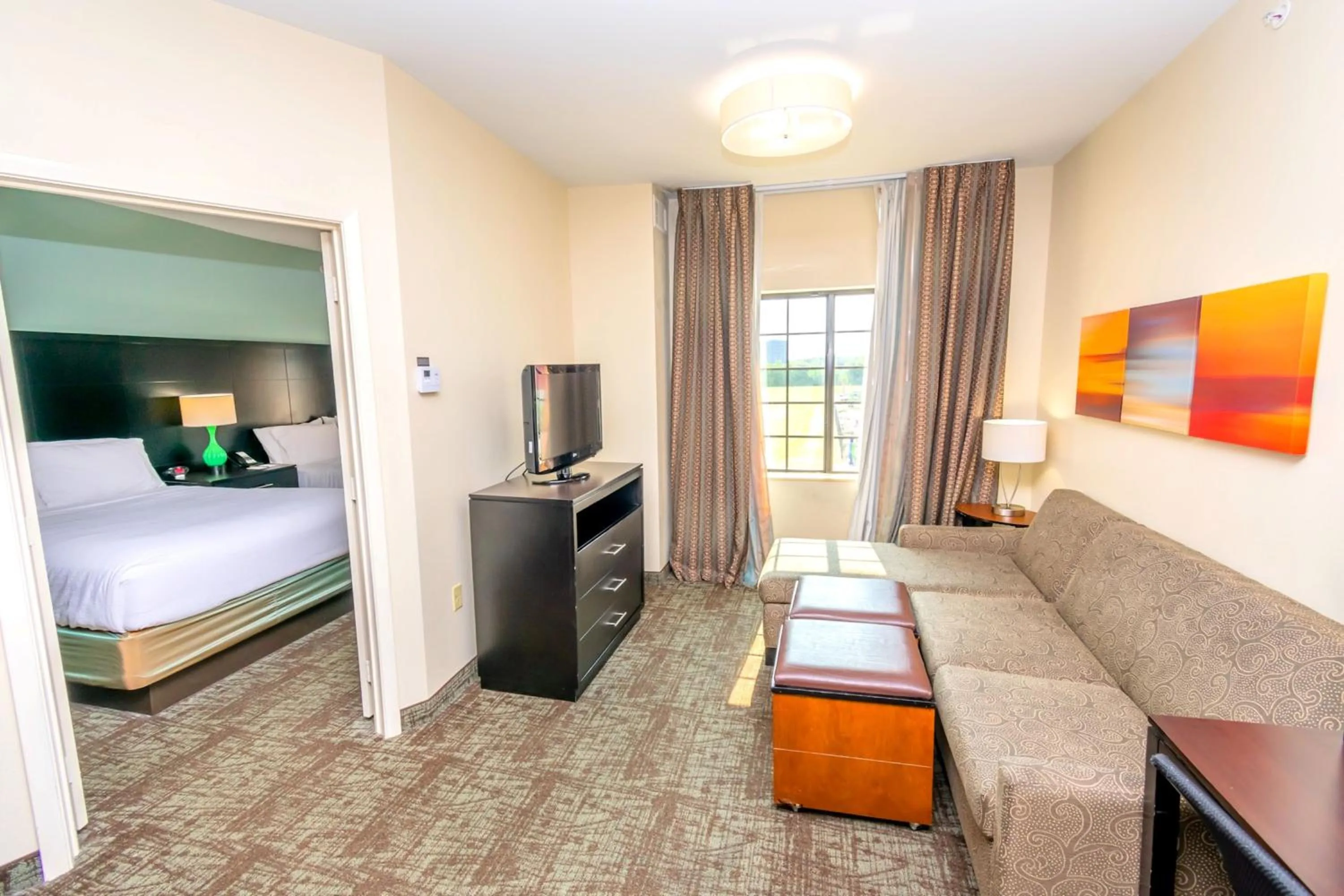 Photo of the whole room, Bed in Staybridge Suites Houston - IAH Airport by IHG