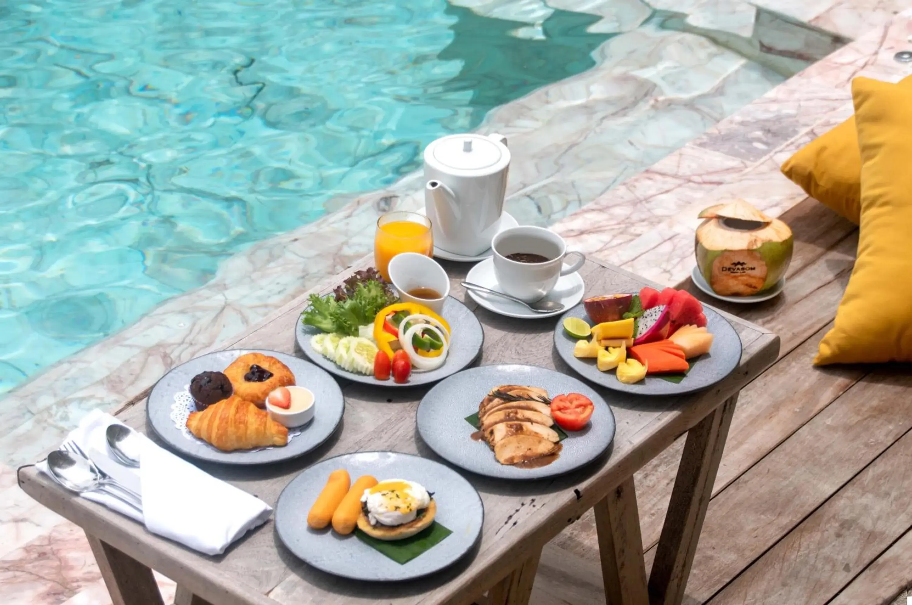 Food in Devasom Khao Lak Beach Resort & Villas Food in Devasom Khao Lak Beach Resort & Villas