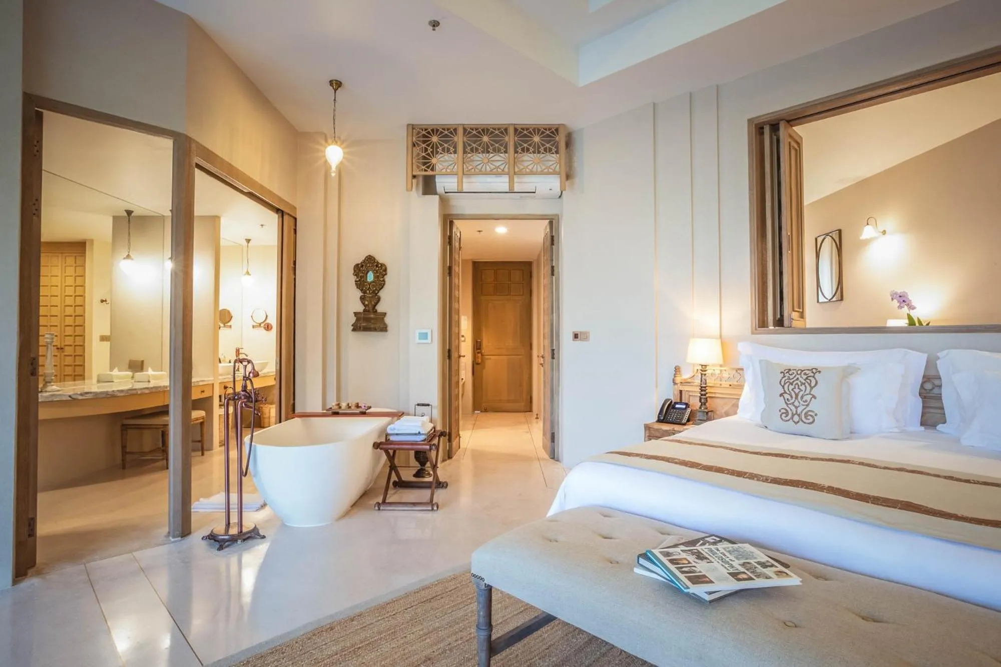 Bedroom, Bed in Devasom Khao Lak Beach Resort & Villas