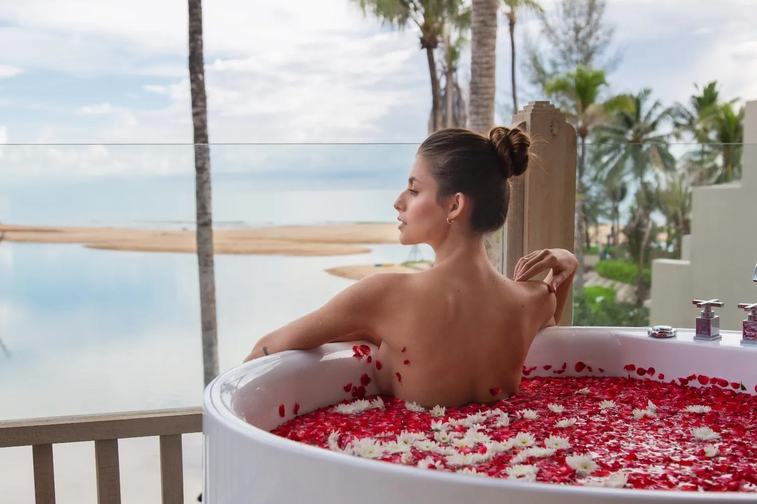 Bath in Devasom Khao Lak Beach Resort & Villas