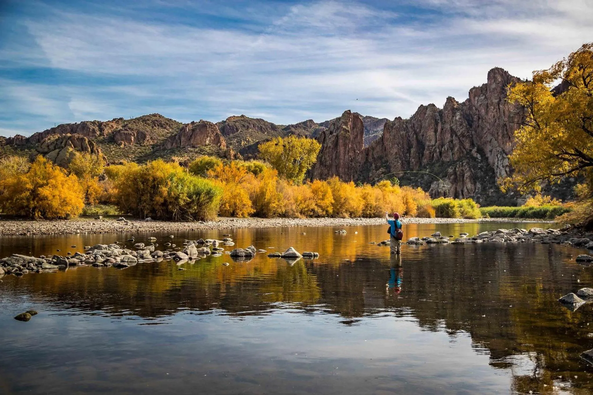 Fishing in Saguaro Lake Ranch
