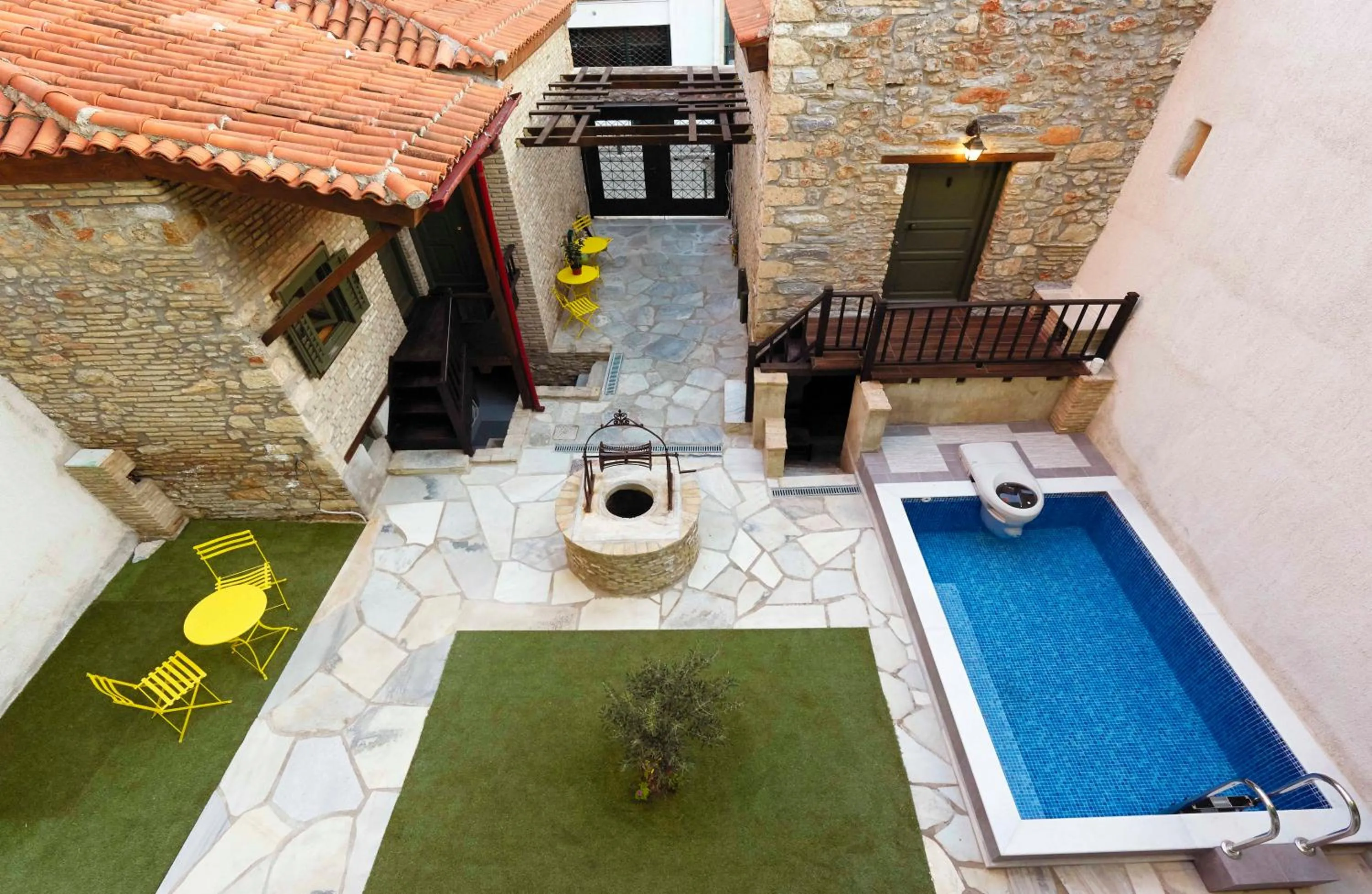 Pool view in Athenian Residences
