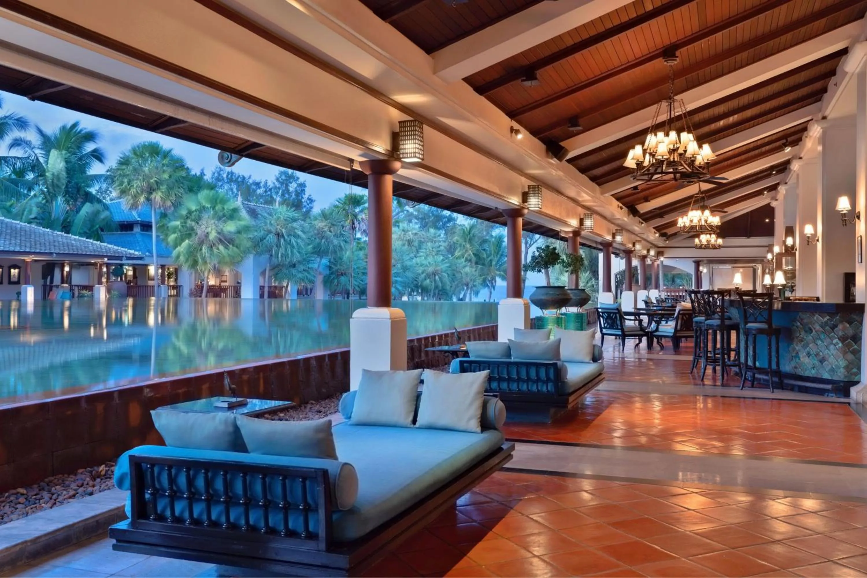 Lobby or reception in Marriott's Phuket Beach Club