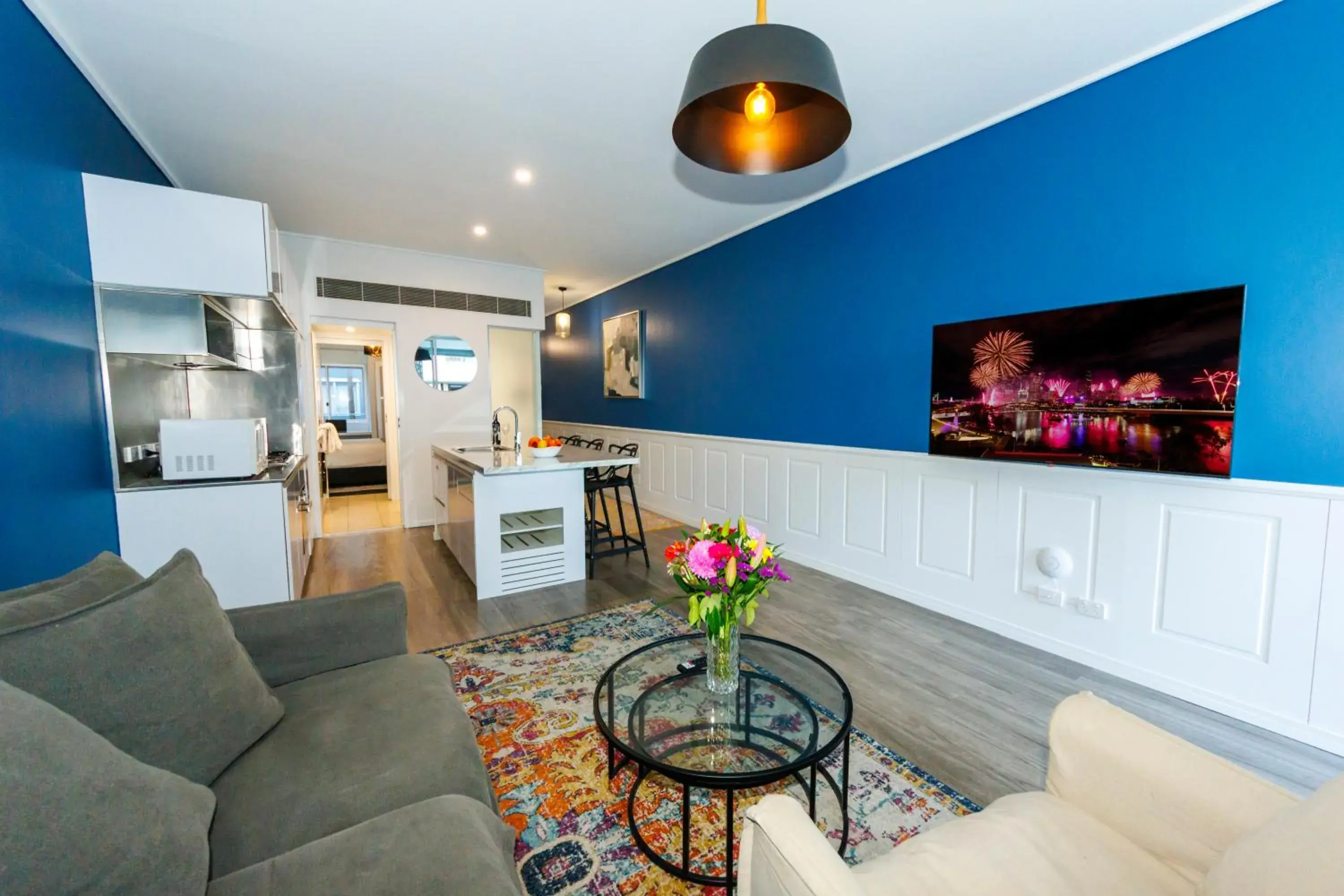 Living room in The Miro Apartments Living room in The Miro Apartments