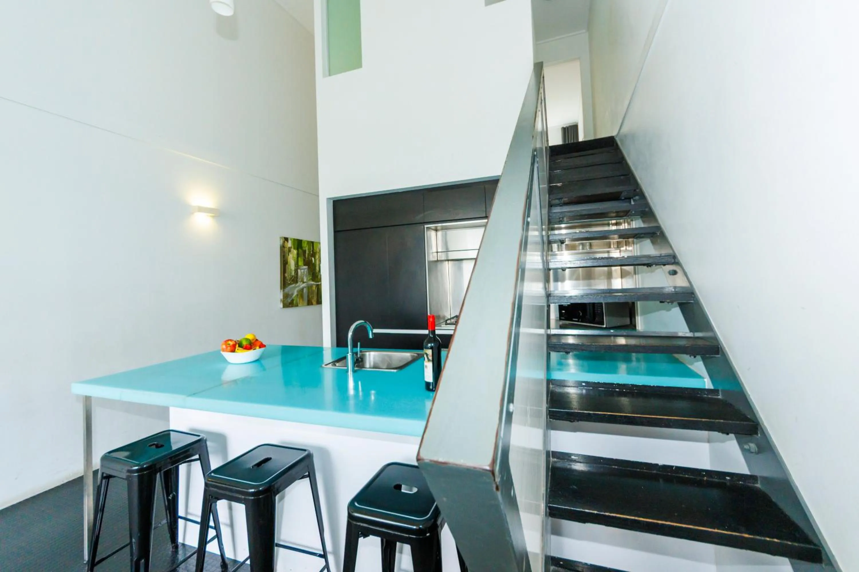 kitchen in The Miro Apartments