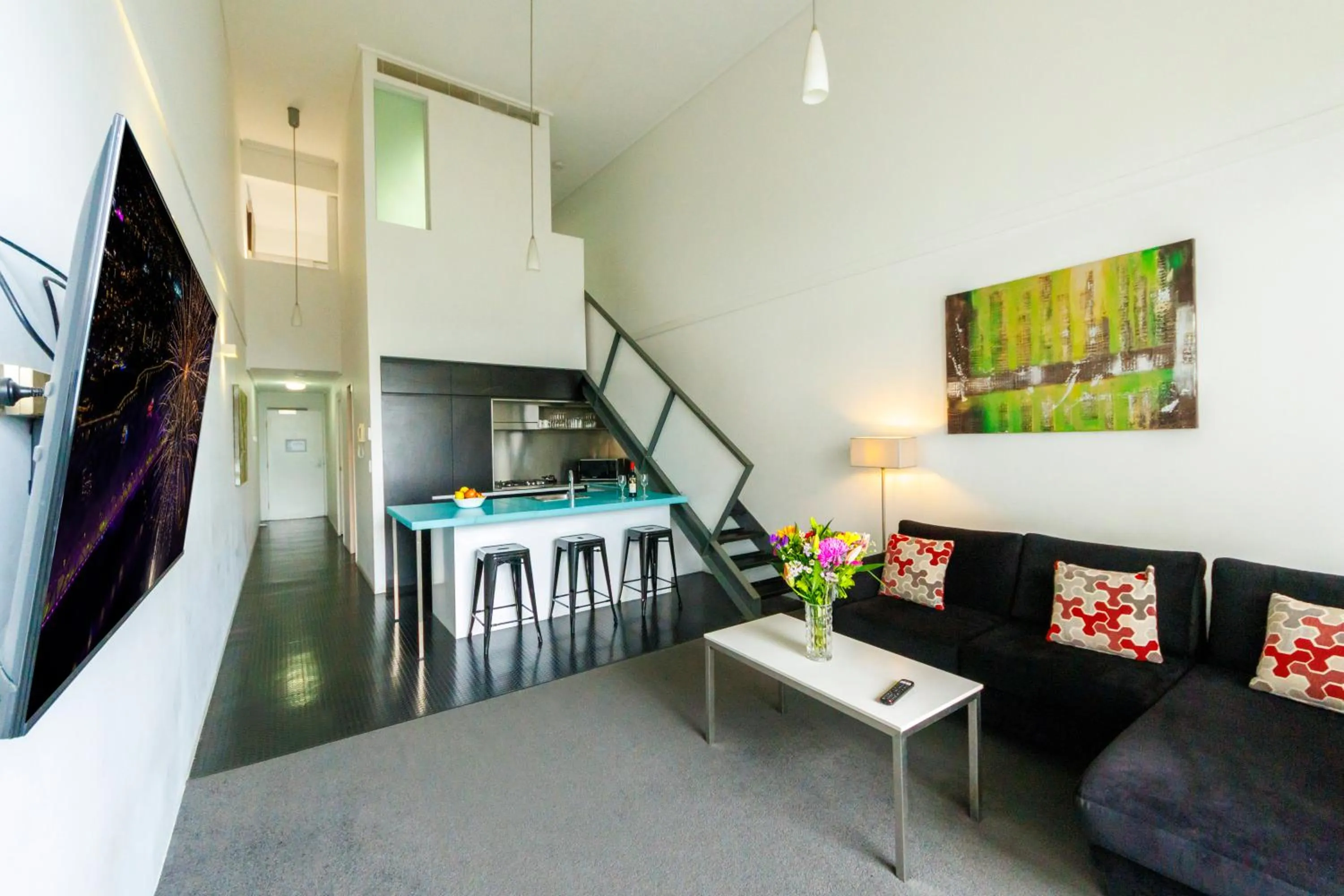 TV and multimedia in The Miro Apartments