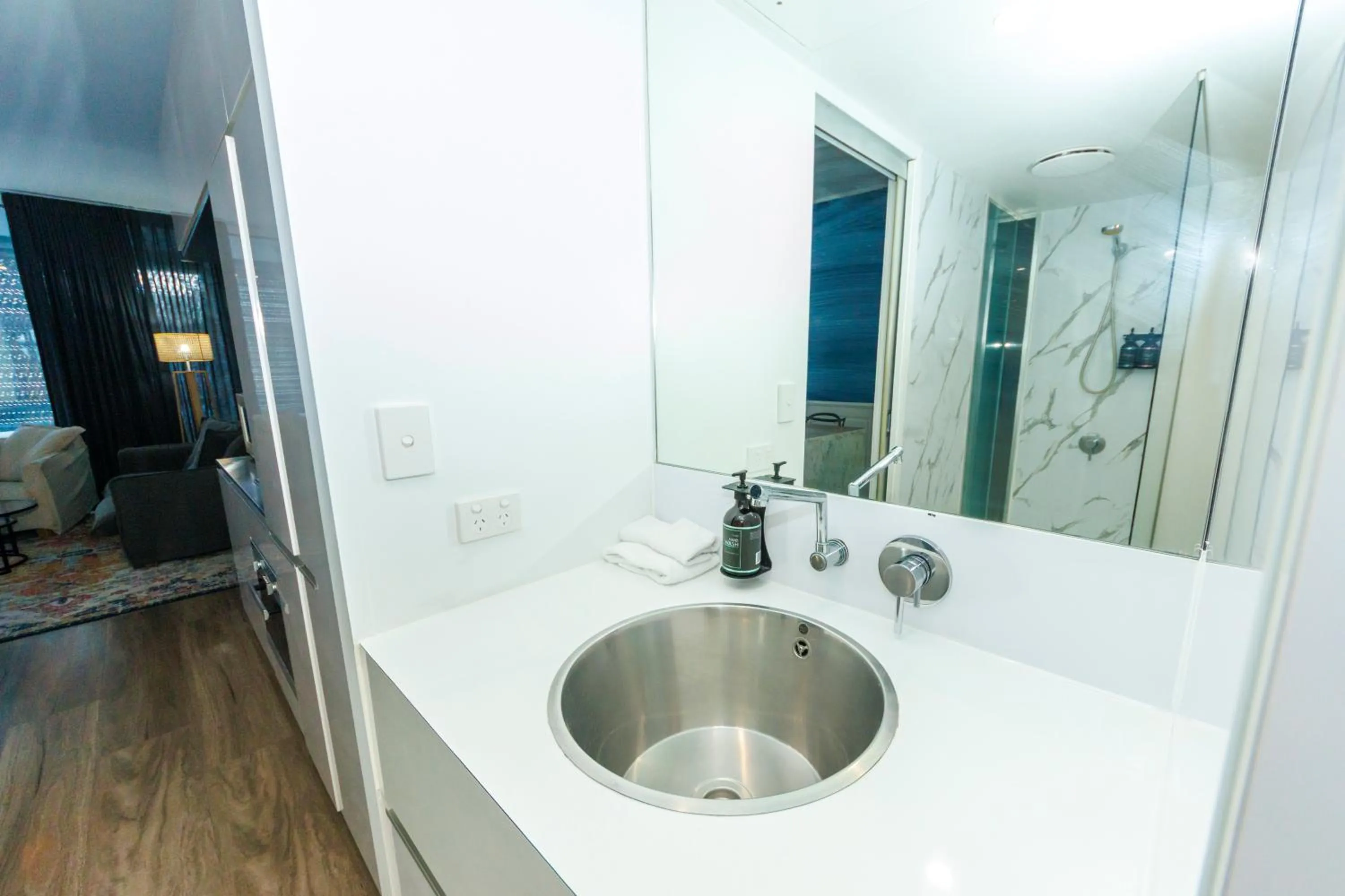 Bathroom in The Miro Apartments